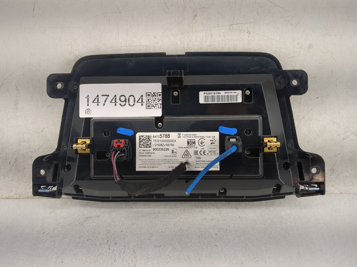 2020 Cadillac Xt4 Information Display Screen - Oemusedautoparts1.com