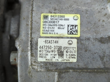 2018-2021 Chevrolet Camaro Air Conditioning A/c Ac Compressor Oem