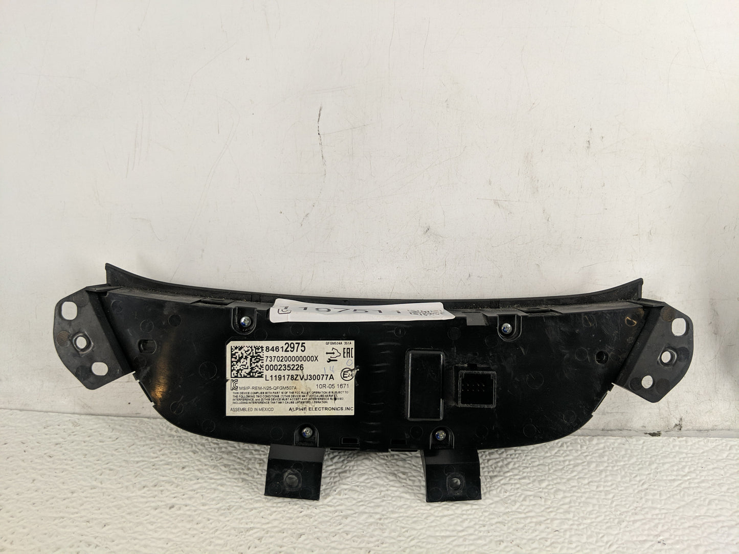 2019-2021 Chevrolet Equinox Climate Control Module Temperature AC/Heater Replacement P/N:84612975 Fits Fits 2019 2020 2021 O