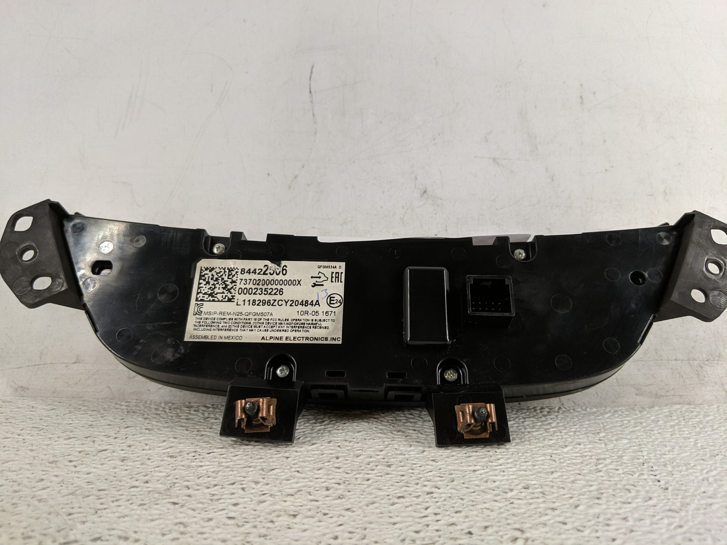 2019-2021 Chevrolet Equinox Climate Control Module Temperature AC/Heater Replacement P/N:84612975 Fits Fits 2019 2020 2021 O