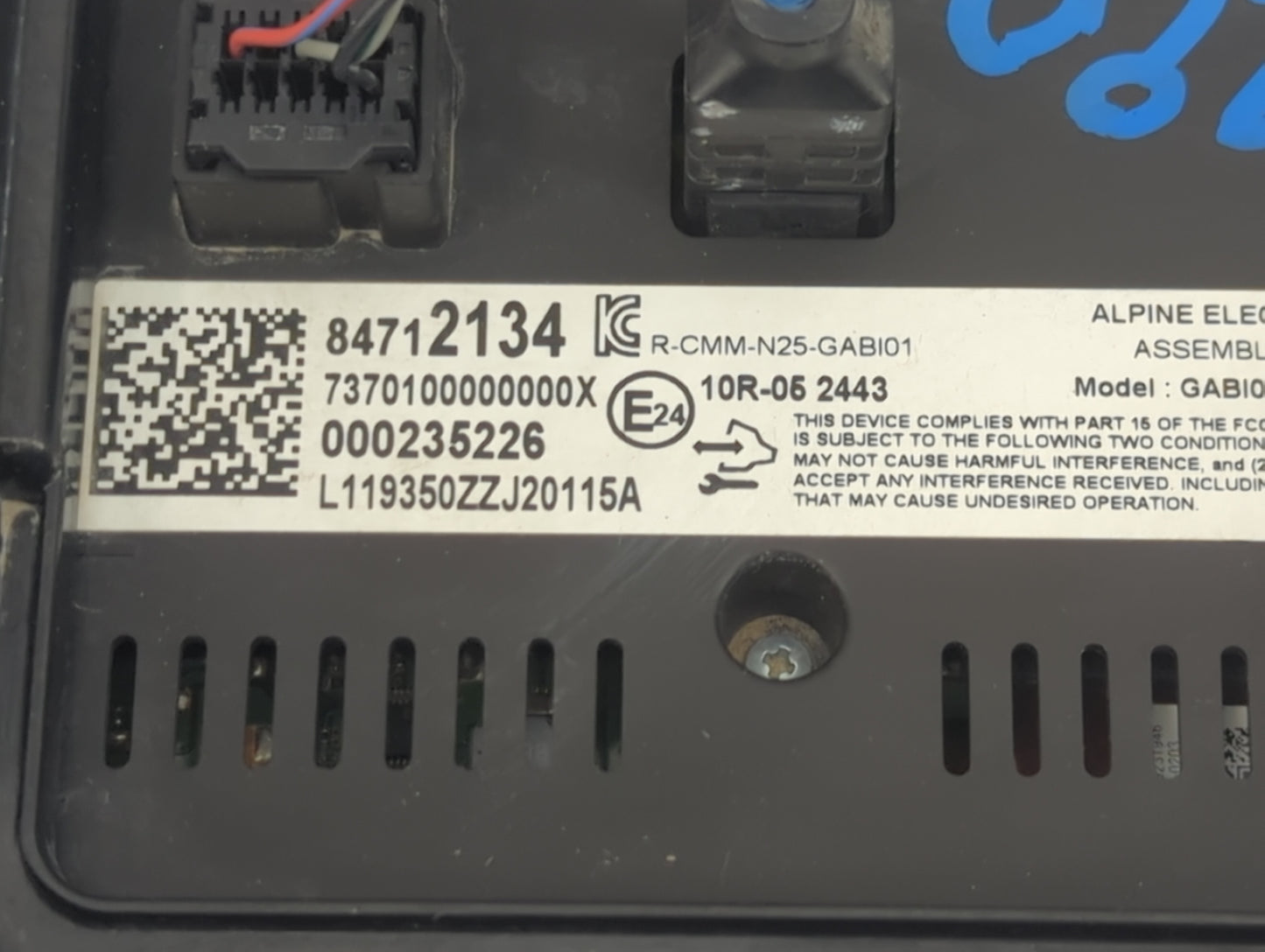 2020 Chevrolet Equinox Information Display Screen - Oemusedautoparts1.com