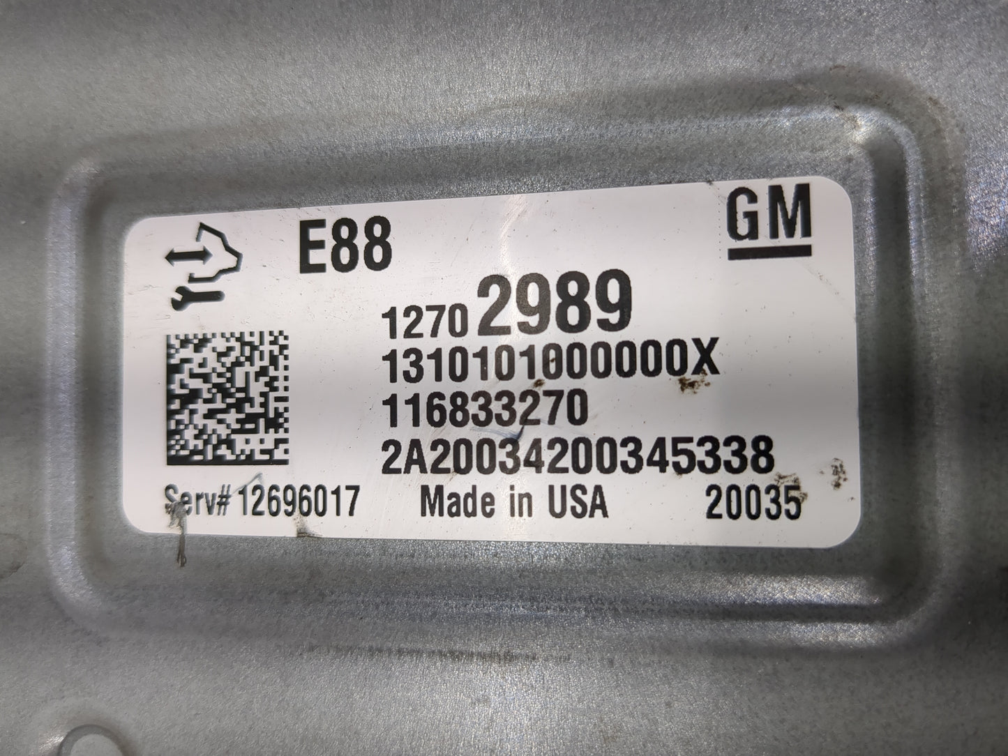 2020-2022 Chevrolet Equinox PCM Engine Control Computer ECU ECM PCU OEM P/N:12702989 12696017 Fits Fits 2020 2021 2022 OEM U