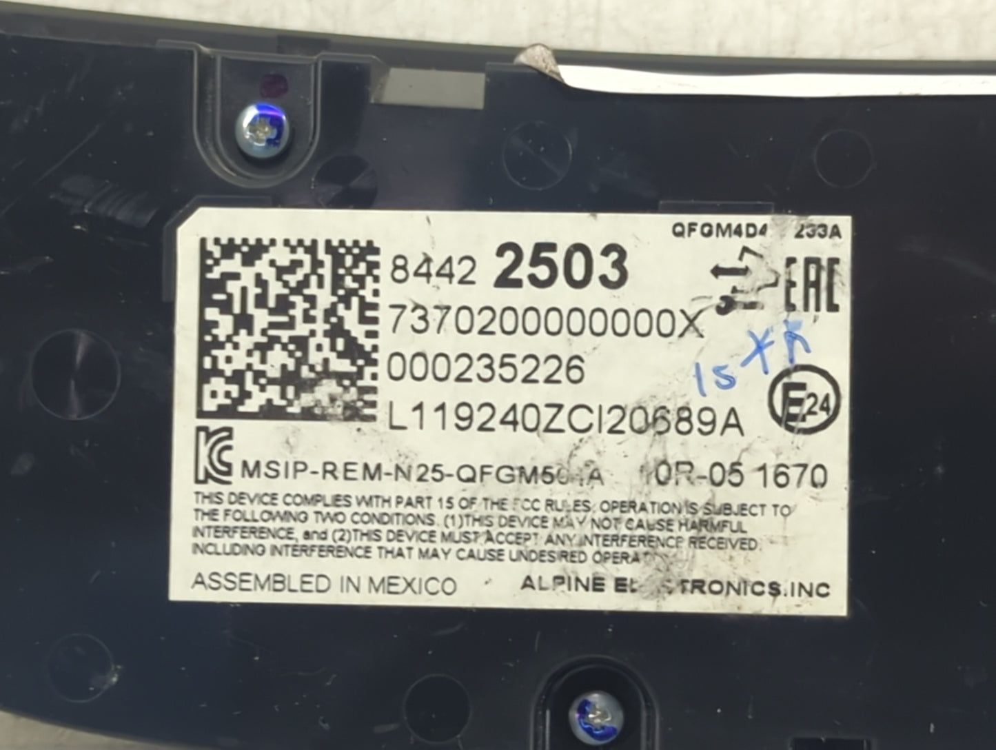 2018-2021 Chevrolet Equinox Climate Control Module Temperature AC/Heater Replacement P/N:84422503 7370200000000X Fits OEM Us