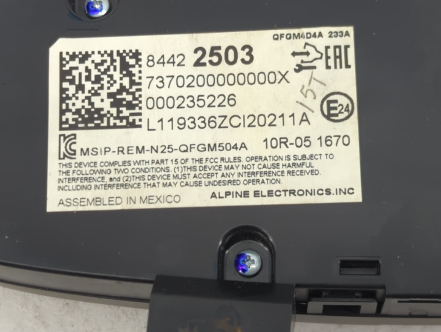2019-2021 Chevrolet Equinox Climate Control Module Temperature AC/Heater Replacement P/N:84422503 7370200000000X Fits OEM Us