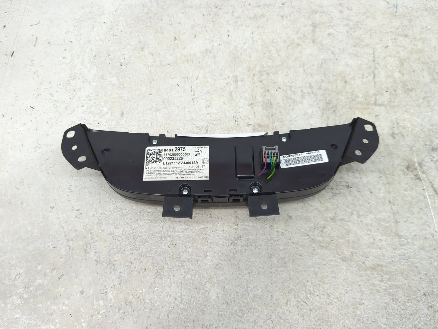 2019-2021 Chevrolet Equinox Climate Control Module Temperature AC/Heater Replacement P/N:84612975 Fits Fits 2019 2020 2021 O