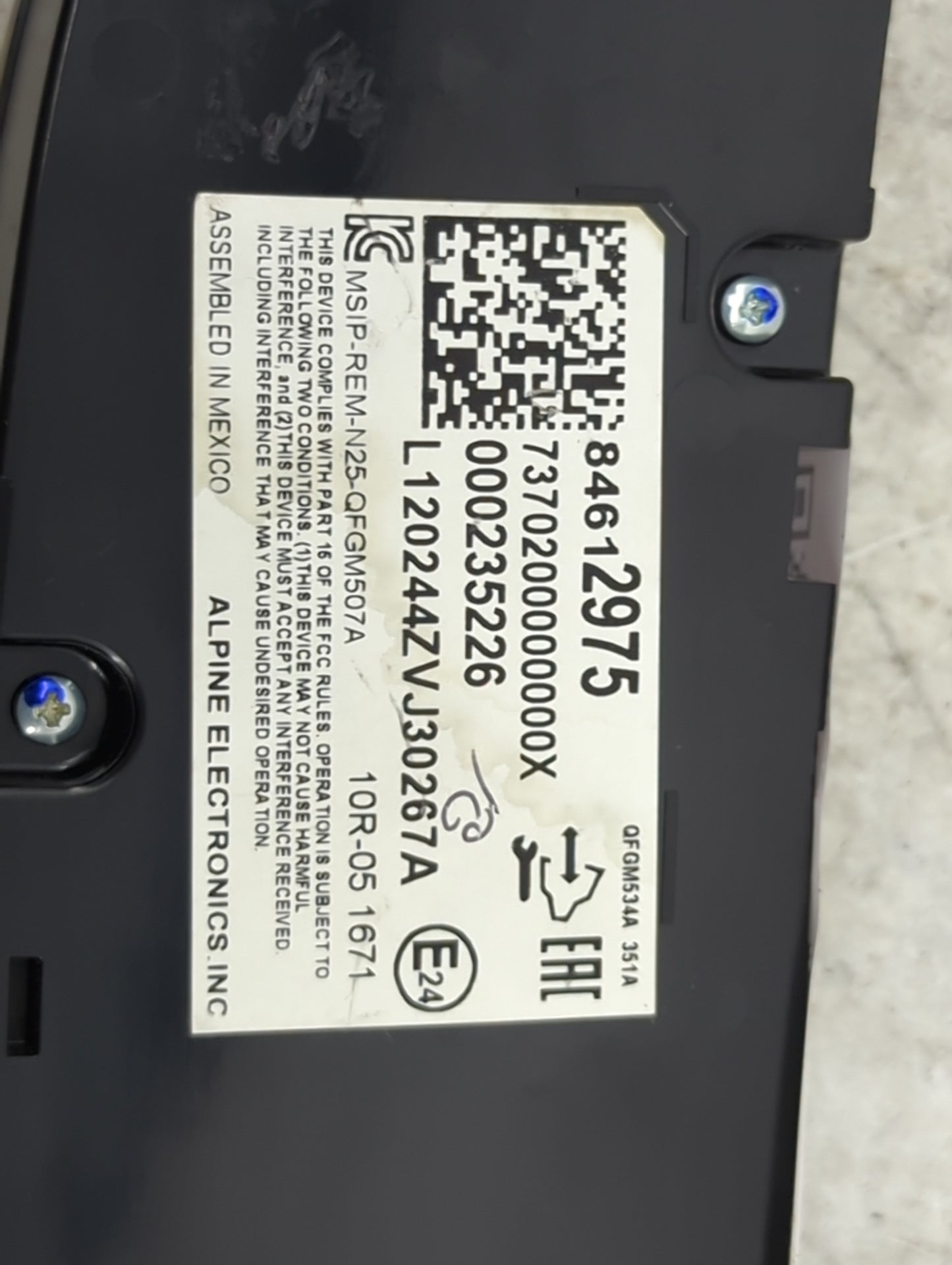 2020-2022 Chevrolet Equinox Climate Control Module Temperature AC/Heater Replacement P/N:84612975 737020000000X Fits OEM Use
