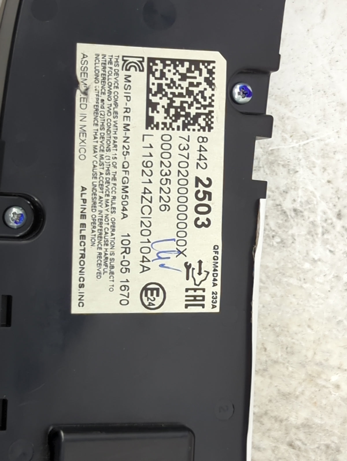 2019-2021 Chevrolet Equinox Climate Control Module Temperature AC/Heater Replacement P/N:84422503 737020000000000X Fits OEM