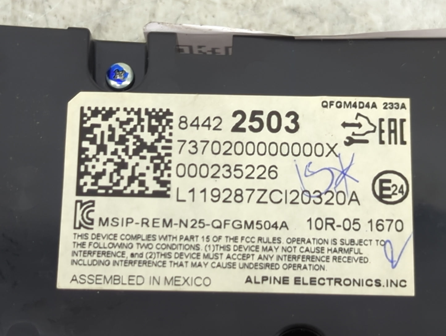 2019-2021 Chevrolet Equinox Climate Control Module Temperature AC/Heater Replacement P/N:84422503 7370200000000X Fits OEM Us