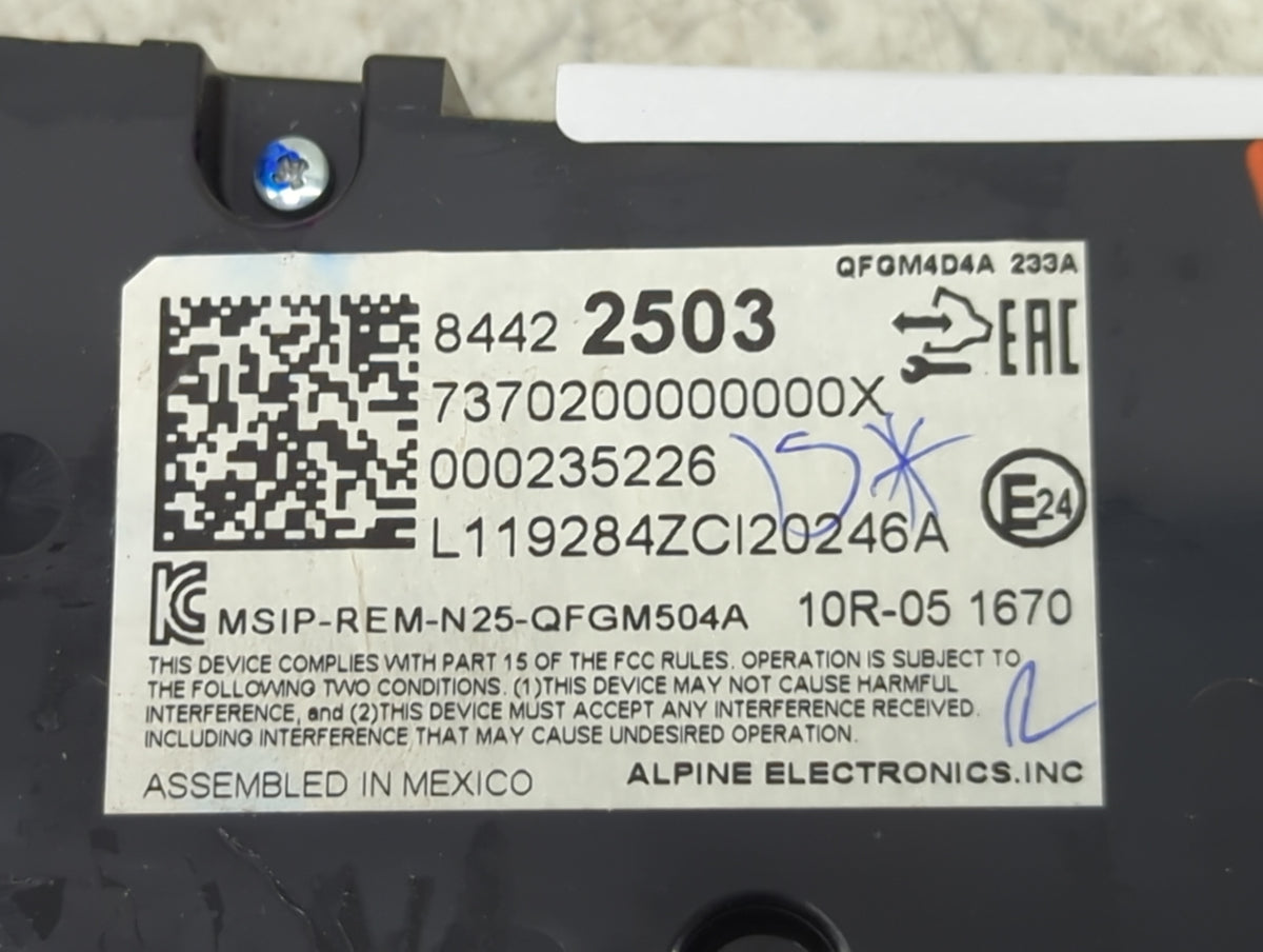 2019-2021 Chevrolet Equinox Climate Control Module Temperature AC/Heater Replacement P/N:84422503 7370200000000X Fits OEM Us