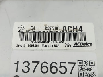 2017-2020 Chevrolet Express 2500 PCM Engine Control Computer ECU ECM PCU OEM P/N:12697718 Fits Fits 2017 2018 2019 2020 2021 OEM Used Auto Parts