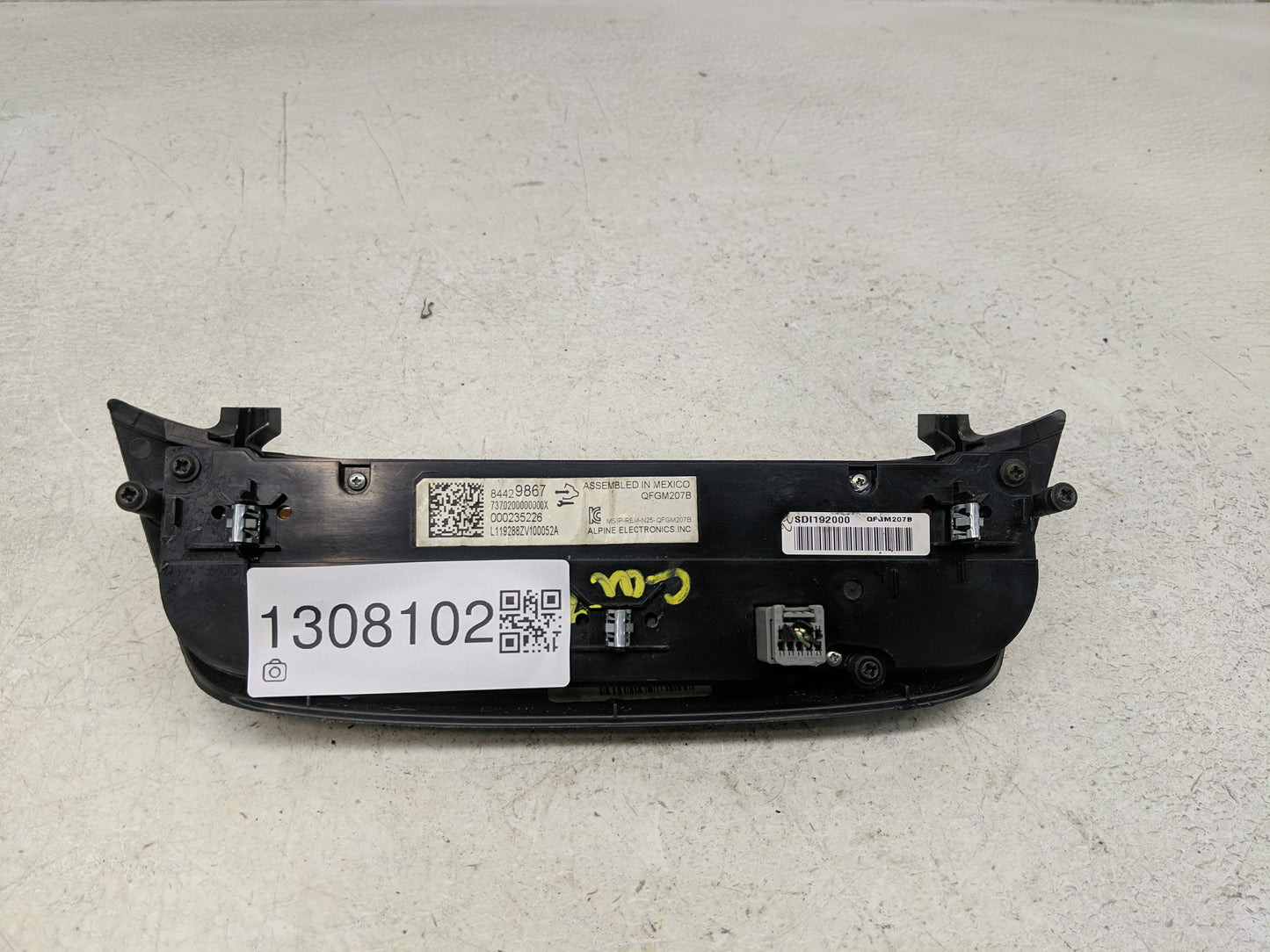 2014-2020 Chevrolet Impala Climate Control Module Temperature AC/Heater Replacement P/N:000235226 84429867 Fits OEM Used Aut