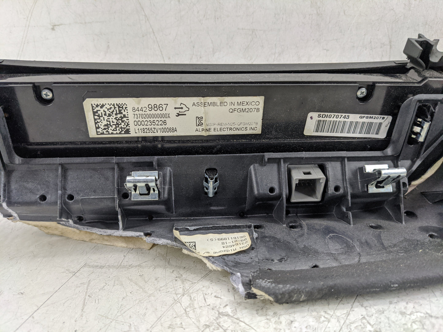 2014-2020 Chevrolet Impala Climate Control Module Temperature AC/Heater Replacement P/N:000235226 84429867 Fits OEM Used Aut