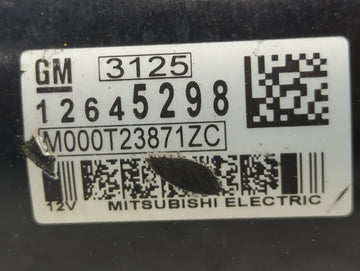 2012-2020 Chevrolet Impala Car Starter Motor Solenoid OEM P/N:12645298 Fits OEM Used Auto Parts