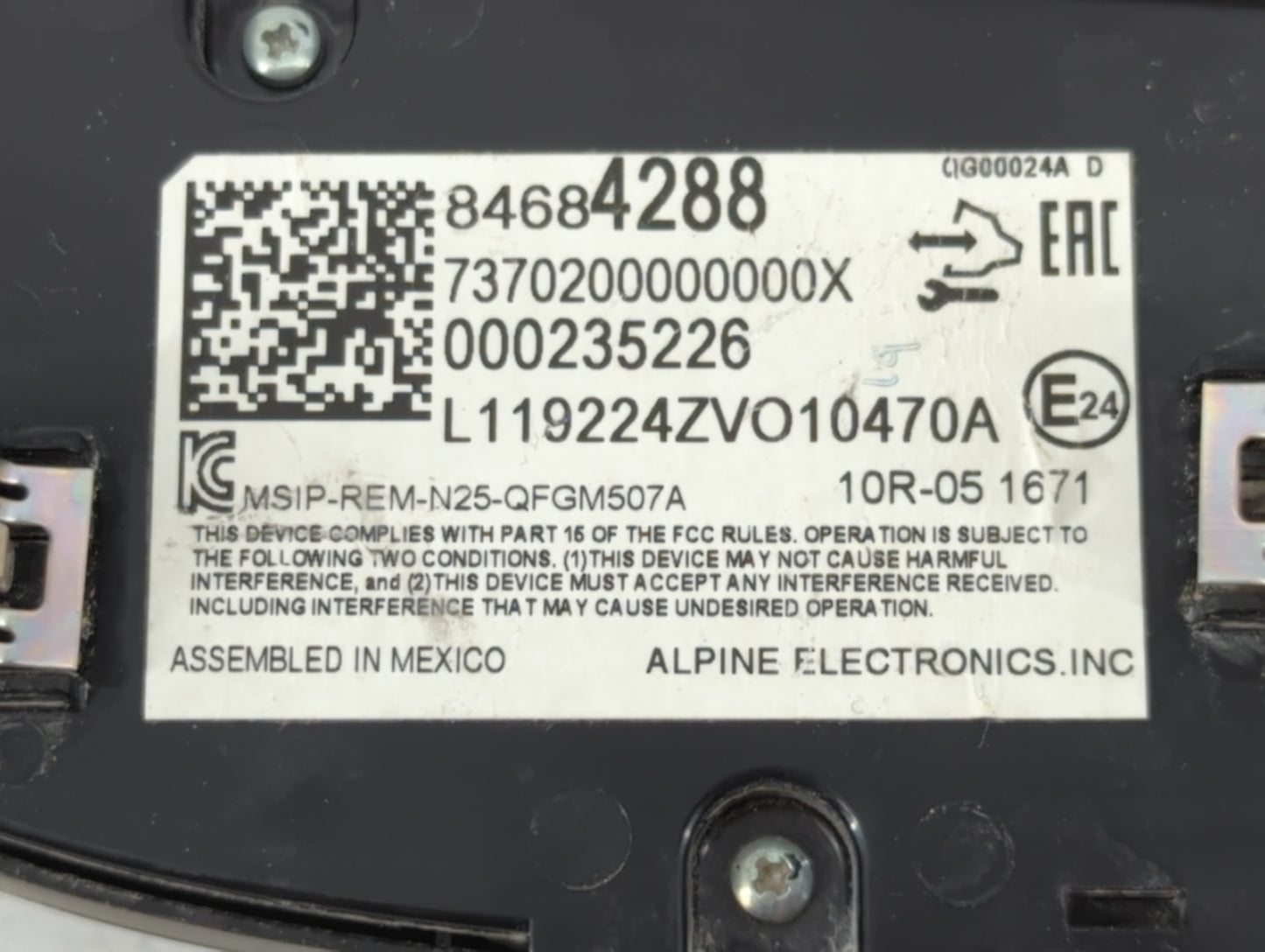 2018-2021 Chevrolet Malibu Climate Control Module Temperature AC/Heater Replacement P/N:84684288 Fits Fits 2018 2019 2020 20