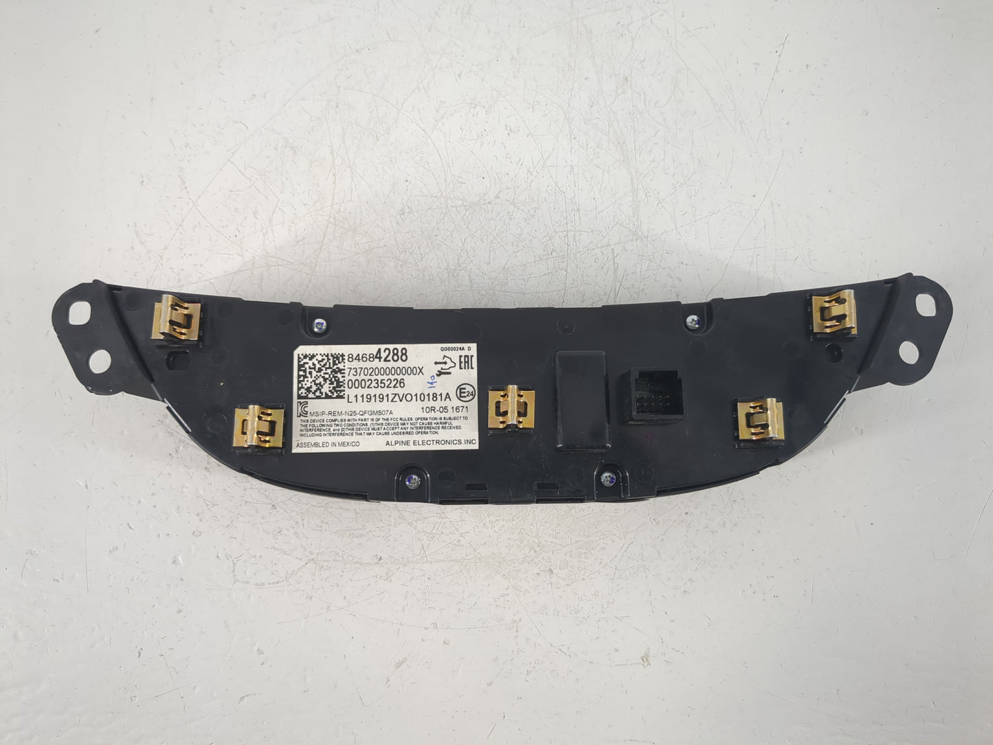 2018-2021 Chevrolet Malibu Climate Control Module Temperature AC/Heater Replacement P/N:84684288 Fits Fits 2018 2019 2020 20
