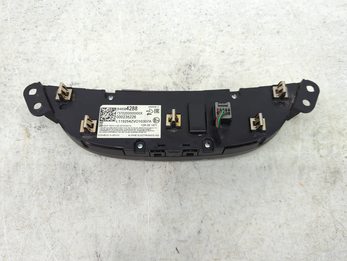 2018-2021 Chevrolet Malibu Climate Control Module Temperature AC/Heater Replacement P/N:84684288 000235226 Fits OEM Used Aut