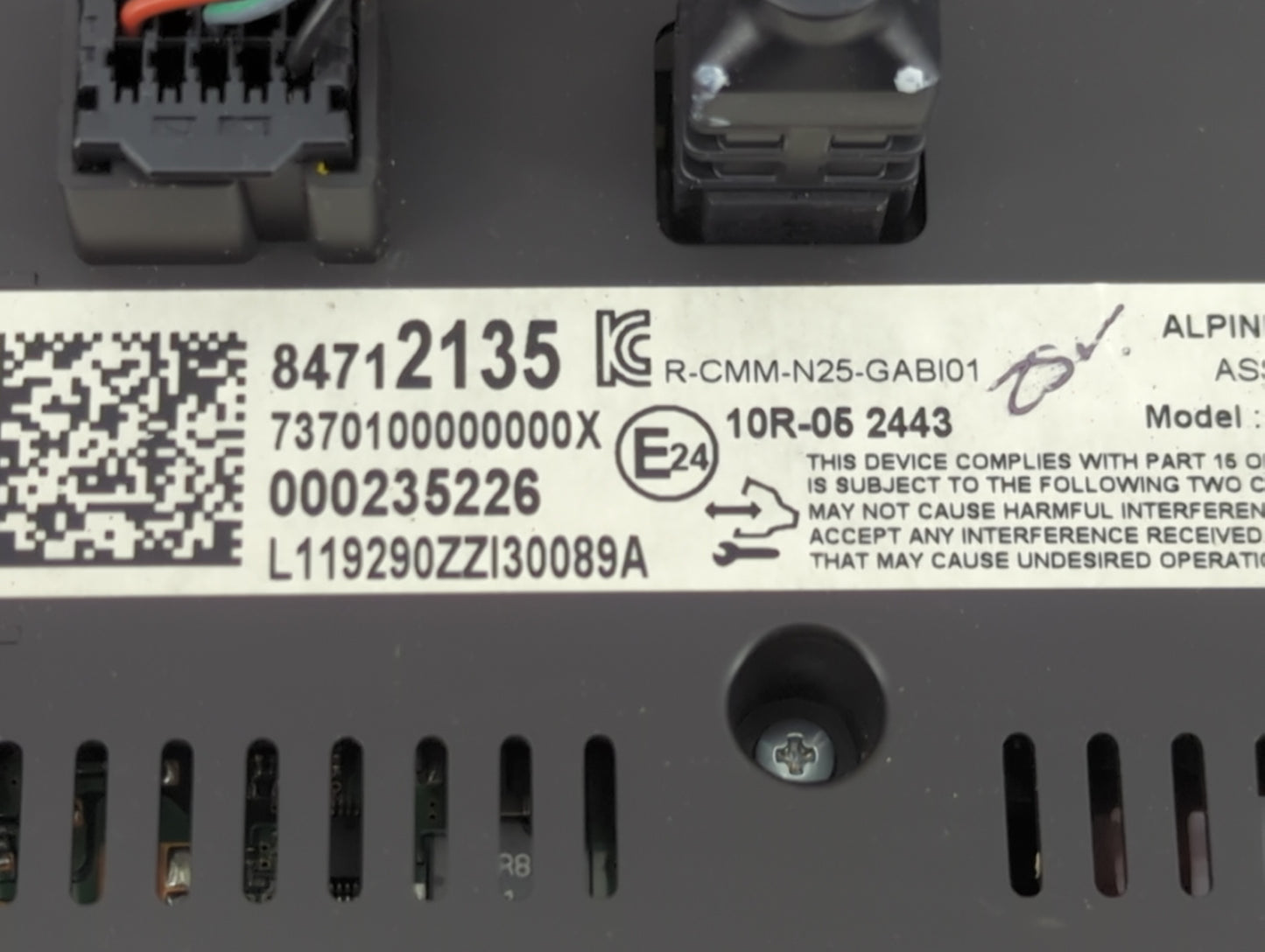 2020 Chevrolet Malibu Information Display Screen 1469139 - Oemusedautoparts1.com