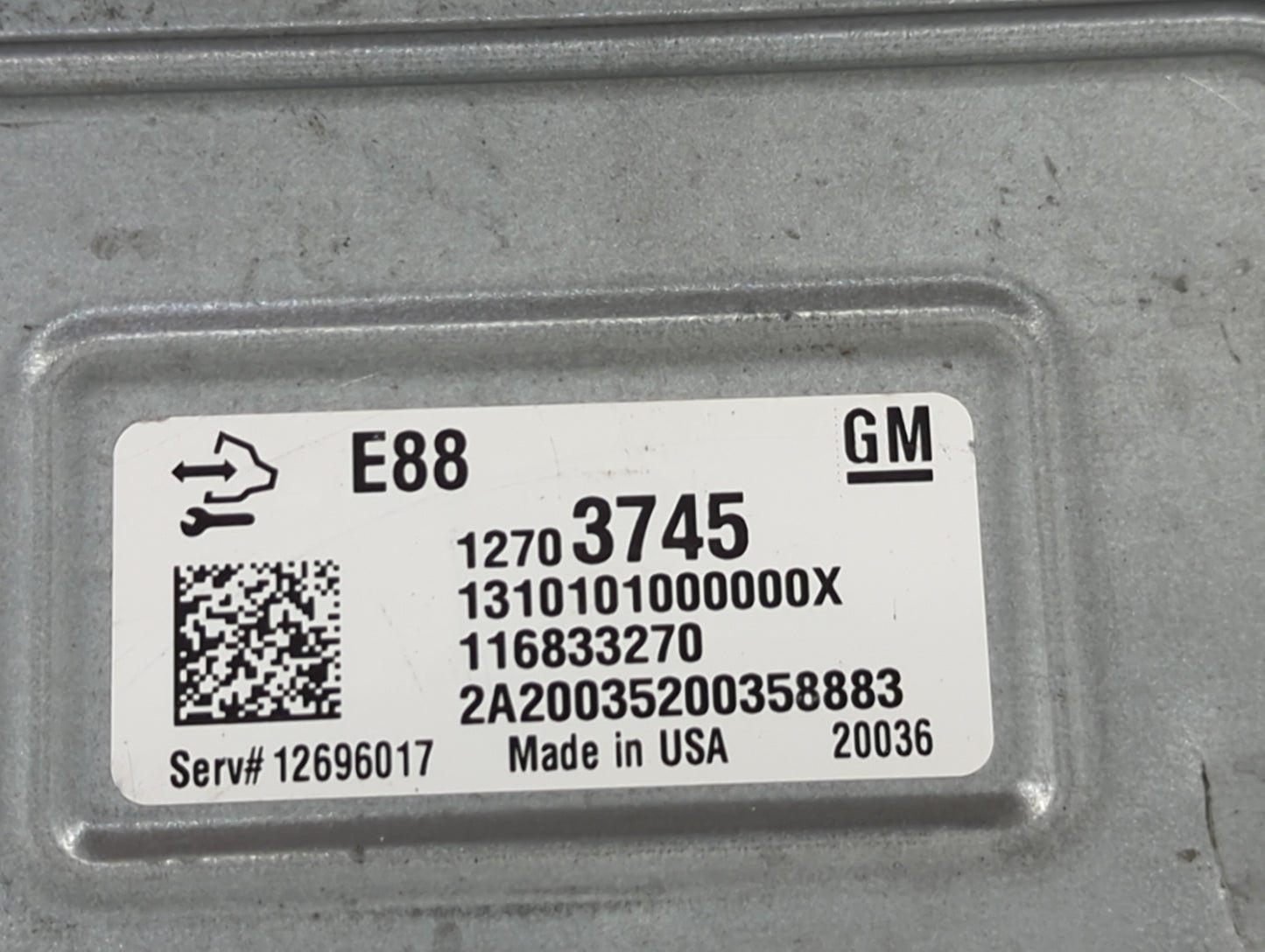 2020-2021 Chevrolet Malibu PCM Engine Control Computer ECU ECM PCU OEM P/N:12703745 12696017, A2C74775700 Fits Fits 2020 202