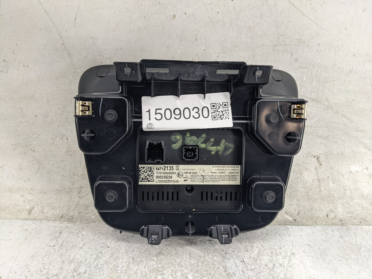 2020 Chevrolet Malibu Information Radio Display Screen 1509030 - Oemusedautoparts1.com