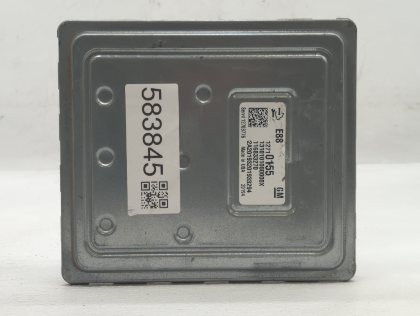 2020-2021 Chevrolet Malibu PCM Engine Control Computer ECU ECM PCU OEM P/N:12710155 Fits Fits 2020 2021 2022 OEM Used Auto P