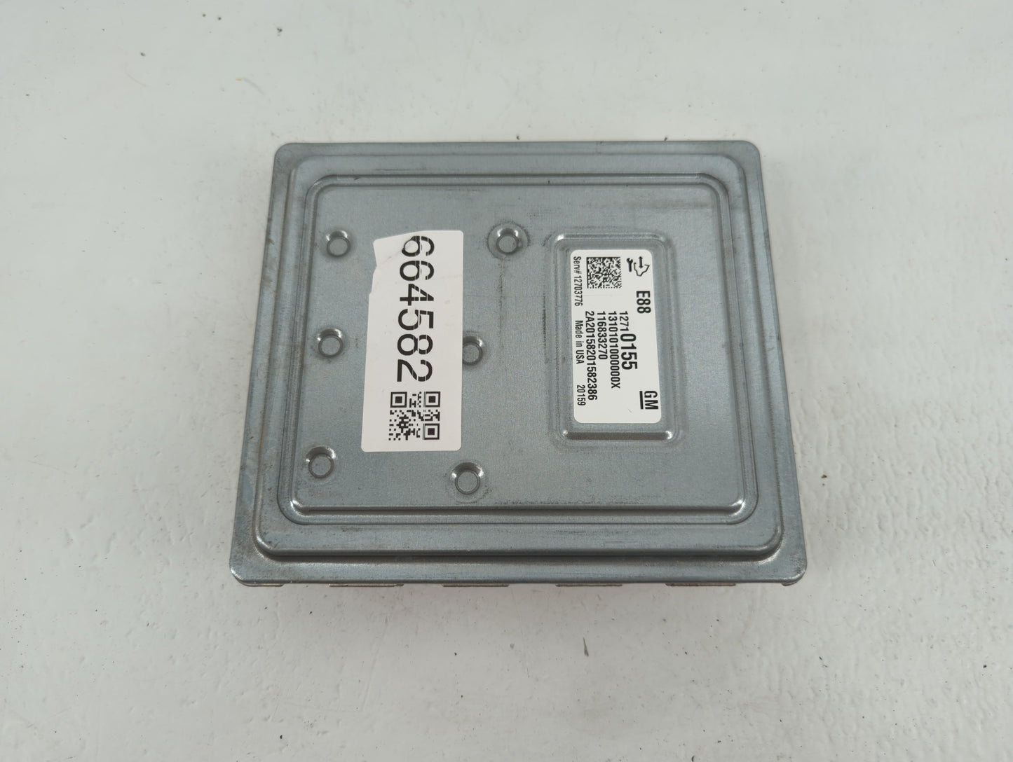 2020-2021 Chevrolet Malibu PCM Engine Control Computer ECU ECM PCU OEM P/N:12710155 Fits Fits 2020 2021 2022 OEM Used Auto P