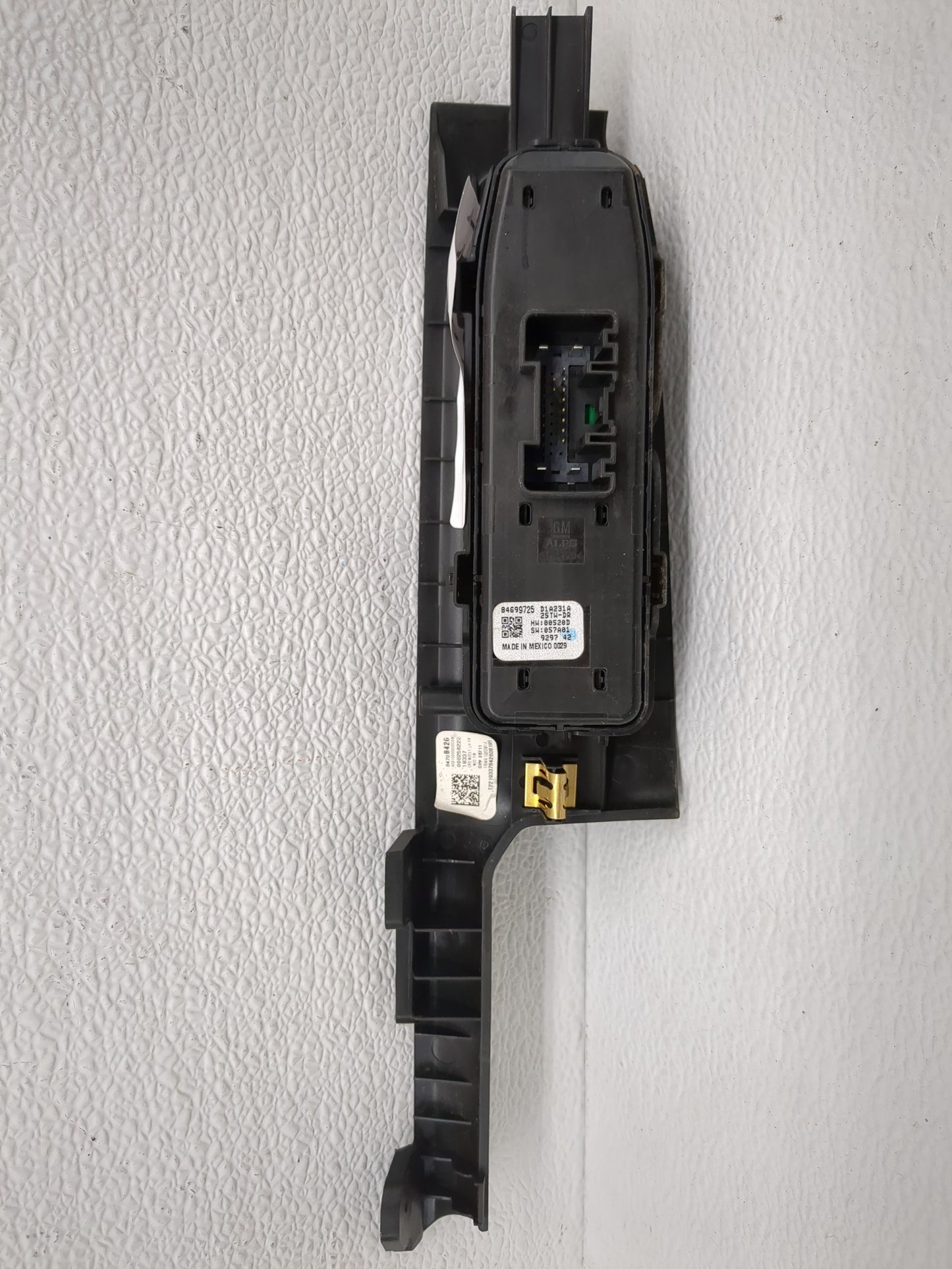 2019-2020 Chevrolet Silverado 1500 Master Power Window Switch Replacement Driver Side Left P/N:84699725 Fits Fits 2019 2020