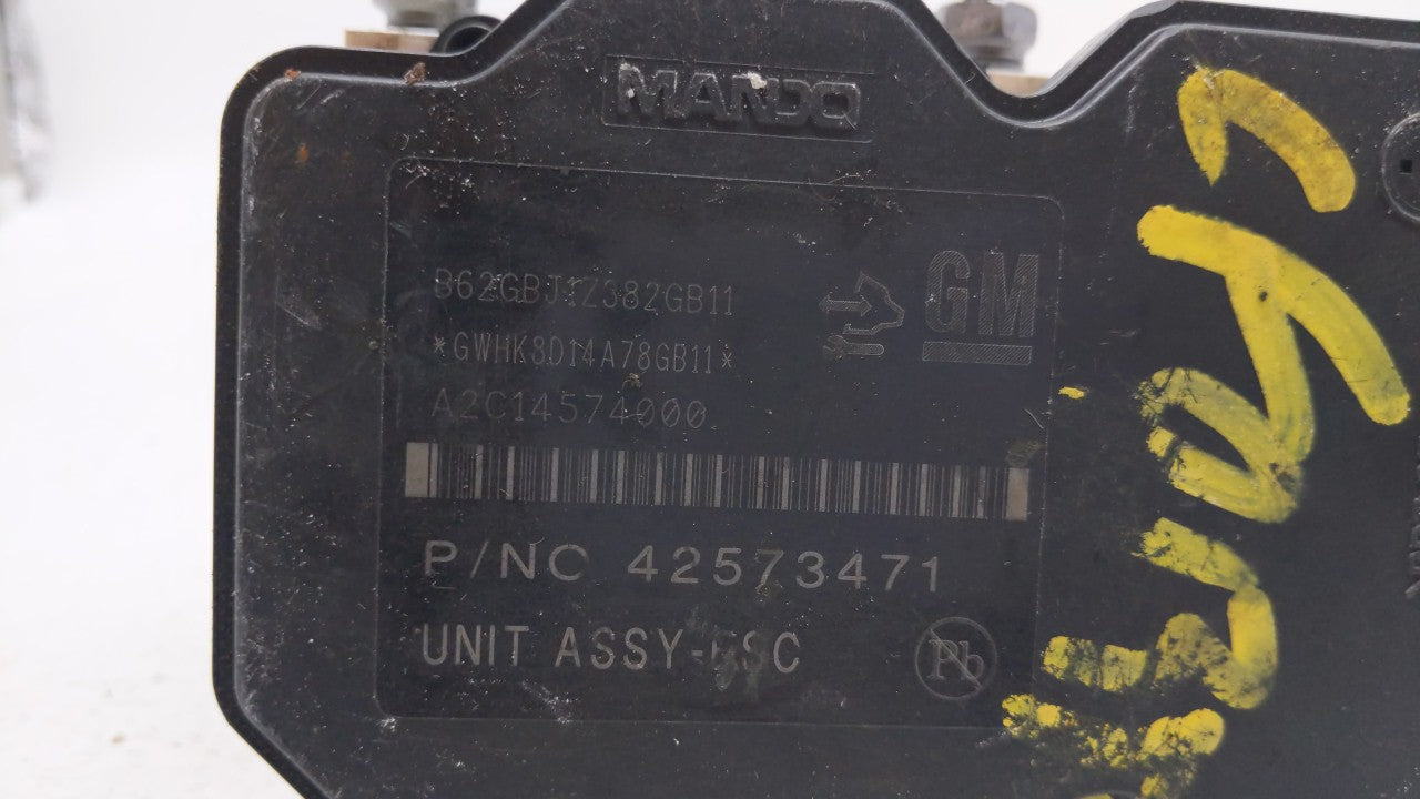 2017-2018 Chevrolet Sonic ABS Pump Control Module Replacement P/N:42573471 42520672 Fits Fits 2017 2018 OEM Used Auto Parts