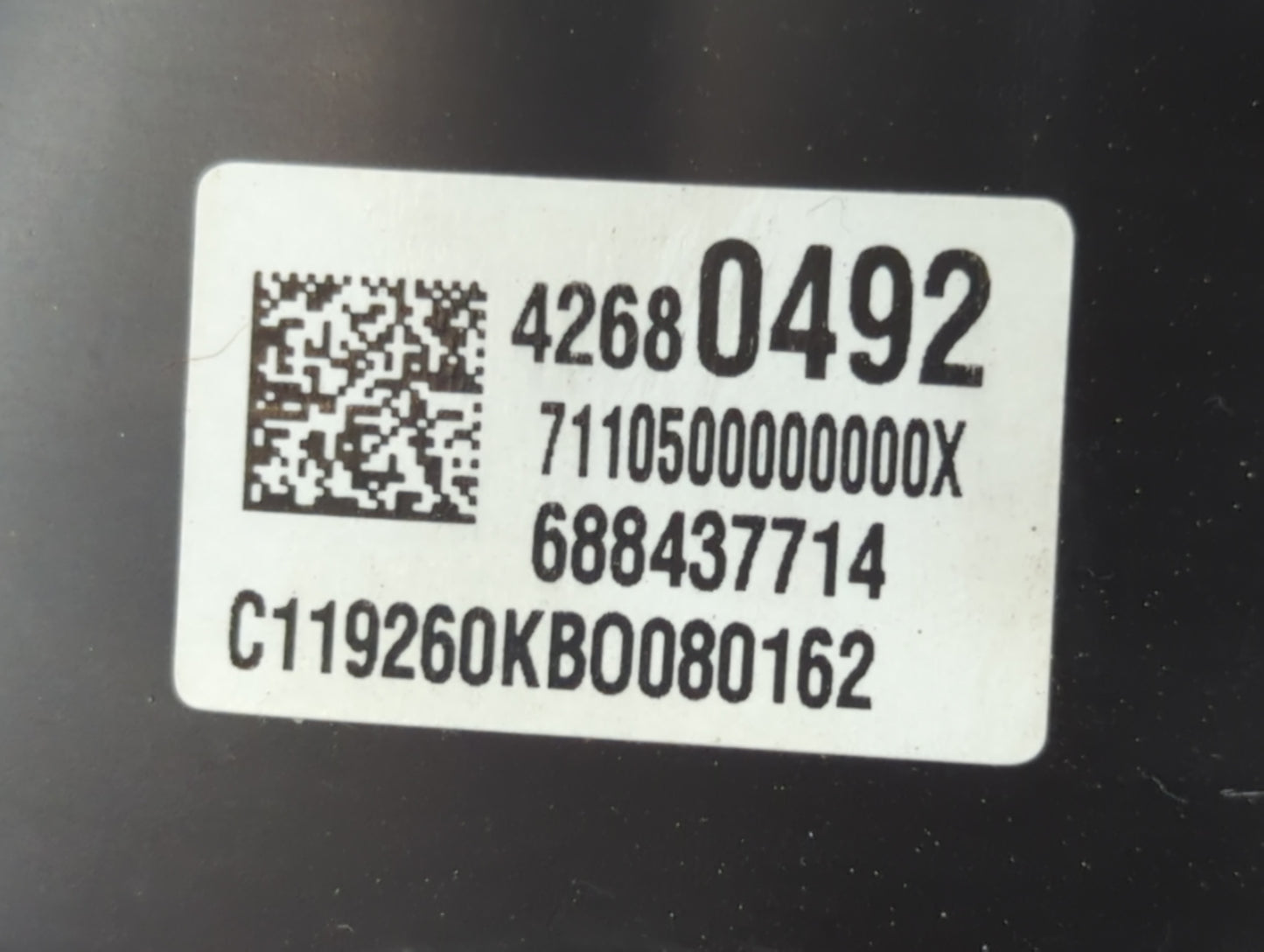 2019-2021 Chevrolet Spark Instrument Cluster Speedometer Gauges P/N:42680492 Fits Fits 2019 2020 2021 OEM Used Auto Parts -