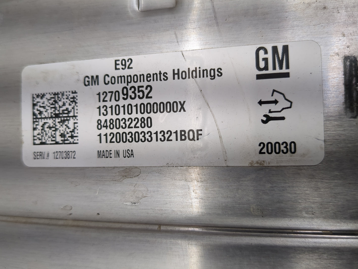 2019-2020 Chevrolet Tahoe PCM Engine Control Computer ECU ECM PCU OEM P/N:12709352 12703872 Fits Fits 2018 2019 2020 2021 OE