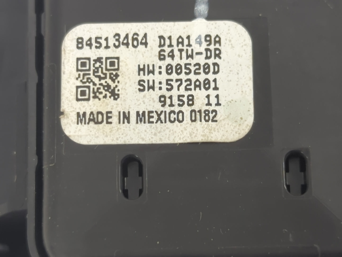 2018-2022 Chevrolet Traverse Master Power Window Switch Replacement Driver Side Left P/N:84513464 D1A149A Fits OEM Used Auto