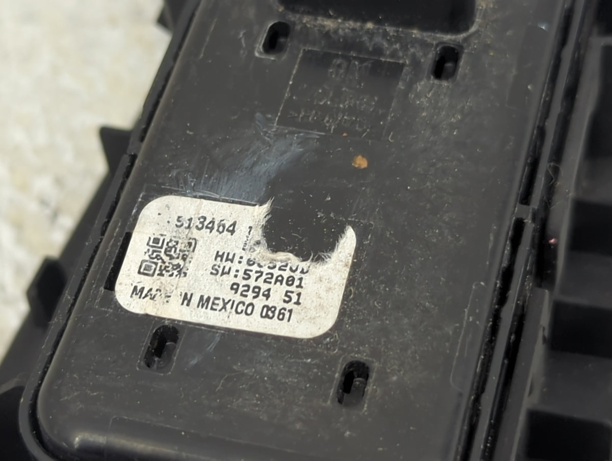 2020 Chevrolet Traverse Master Power Window Switch Replacement Driver Side Left P/N:513464 Fits OEM Used Auto Parts - Oemuse