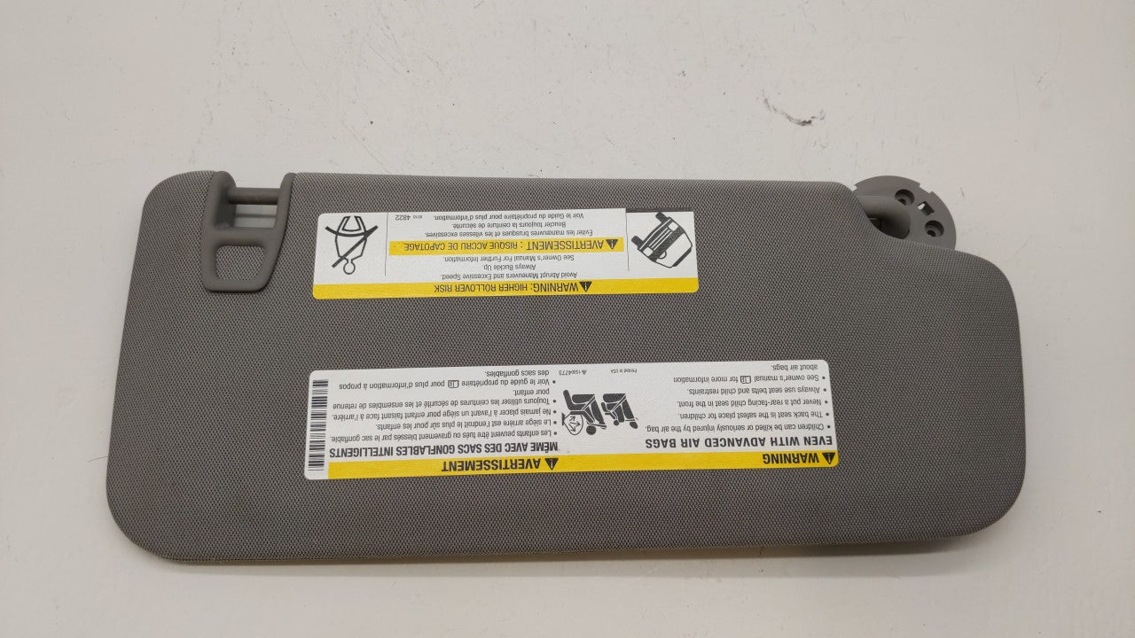 2017-2018 Chevrolet Trax Sun Visor Shade Replacement Driver Left Mirror Fits Fits 2017 2018 OEM Used Auto Parts - Oemusedaut