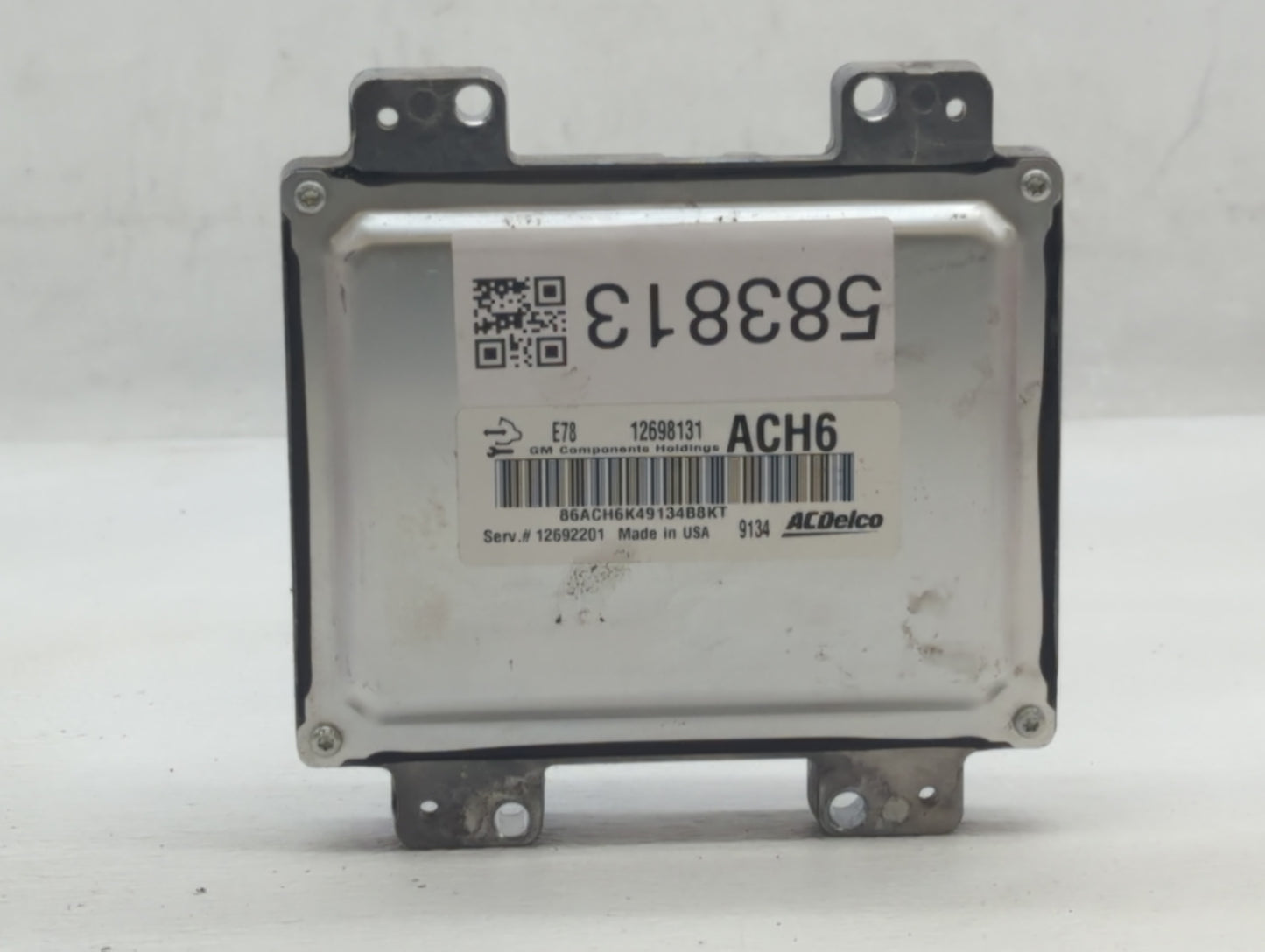 2017-2021 Chevrolet Trax PCM Engine Control Computer ECU ECM PCU OEM P/N:12698131 Fits Fits 2017 2018 2019 2020 2021 OEM Use