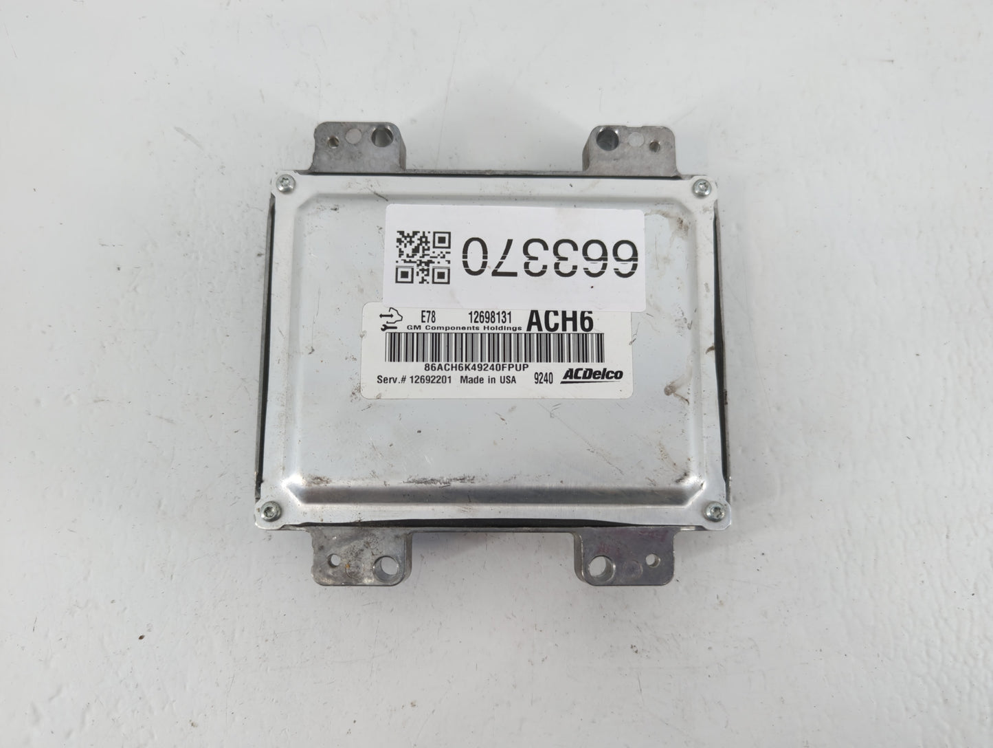 2017-2021 Chevrolet Trax PCM Engine Control Computer ECU ECM PCU OEM P/N:12698131 Fits Fits 2017 2018 2019 2020 2021 OEM Use