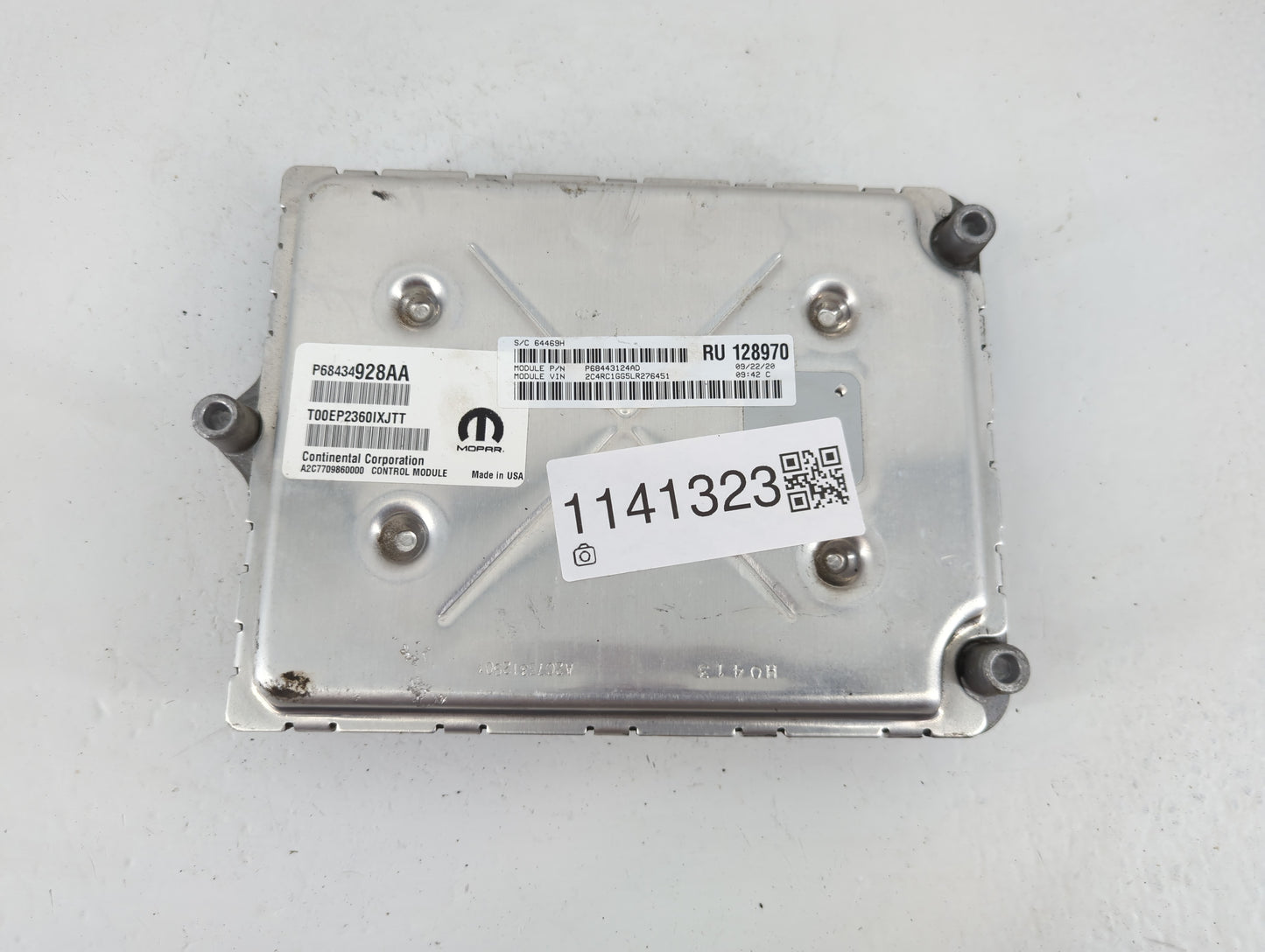 2020-2022 Chrysler Pacifica PCM Engine Control Computer ECU ECM PCU OEM P/N:P68434928AA Fits Fits 2020 2021 2022 OEM Used Au