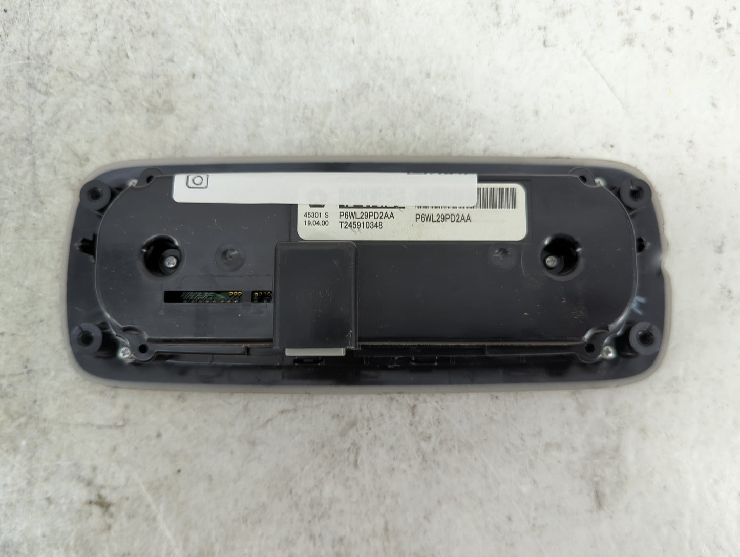 2020-2022 Chrysler Voyager Climate Control Module Temperature AC/Heater Replacement P/N:P6WL29PD2AA T245910348 Fits OEM Used