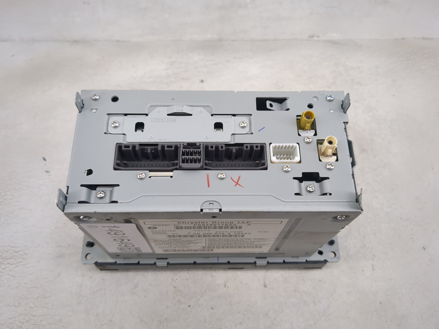 2020 Dodge Caravan Radio AM FM Cd Player Receiver Replacement P/N:P68485778AA Fits Fits 2012 2013 2014 2015 2016 2017 2018 2