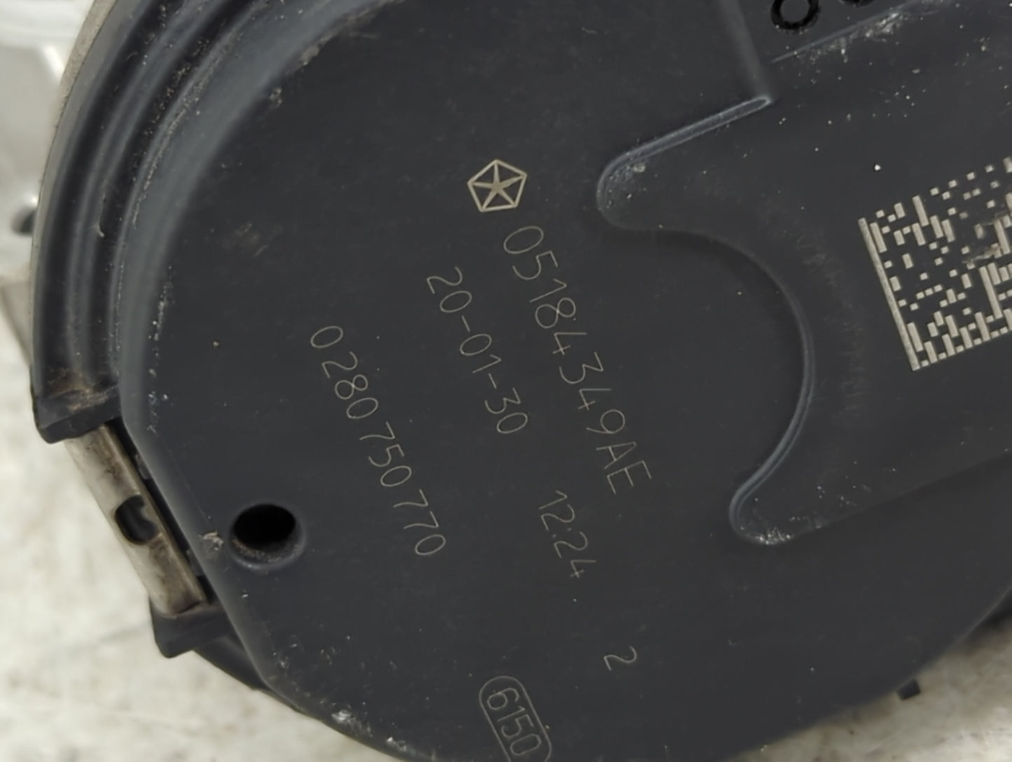 2011-2022 Dodge Challenger Throttle Body P/N:05184349AE 0280750770 Fits OEM Used Auto Parts - Oemusedautoparts1.com