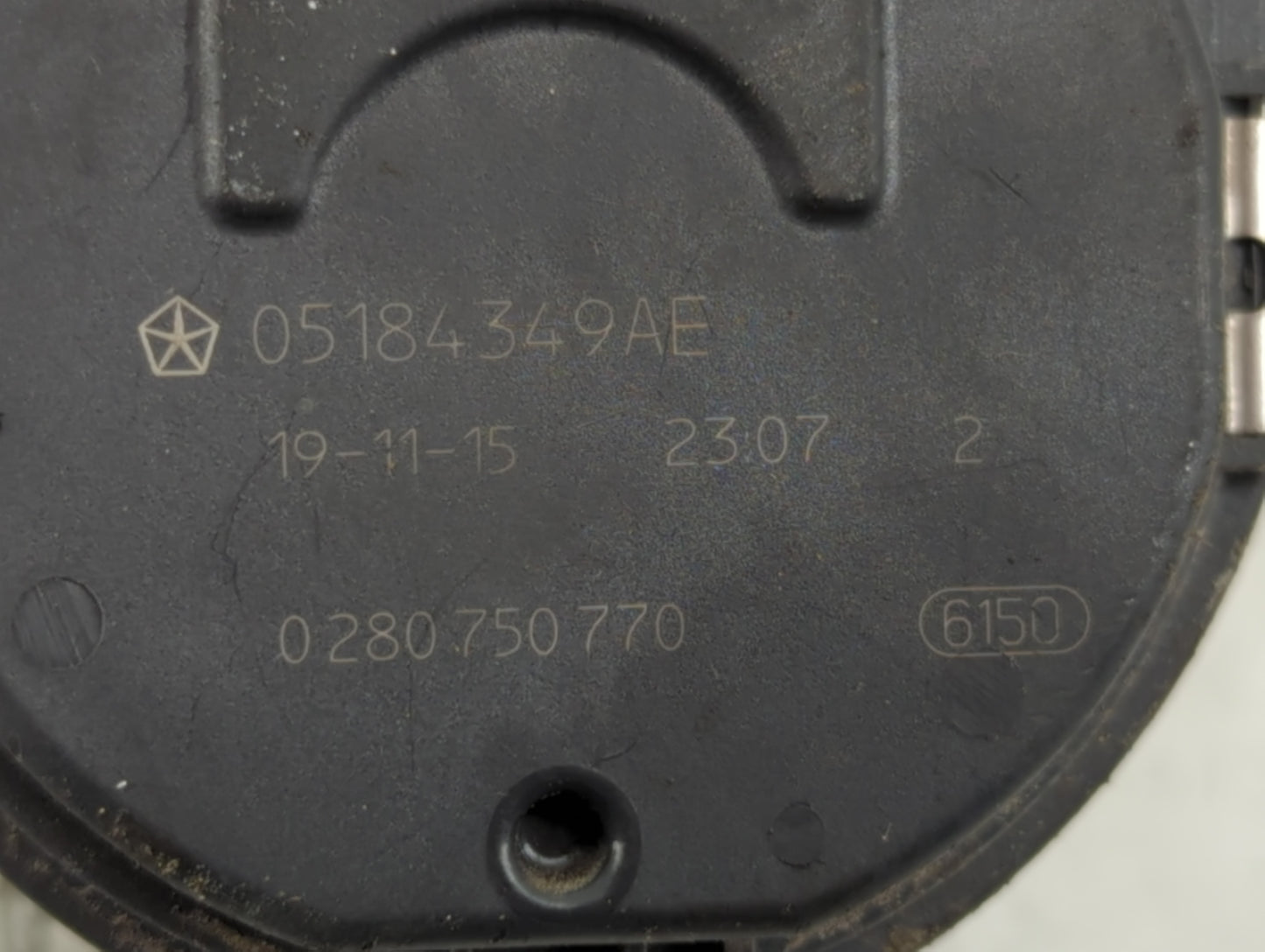 2011-2022 Dodge Charger Throttle Body P/N:0 280 750 770 05184349AE Fits OEM Used Auto Parts - Oemusedautoparts1.com