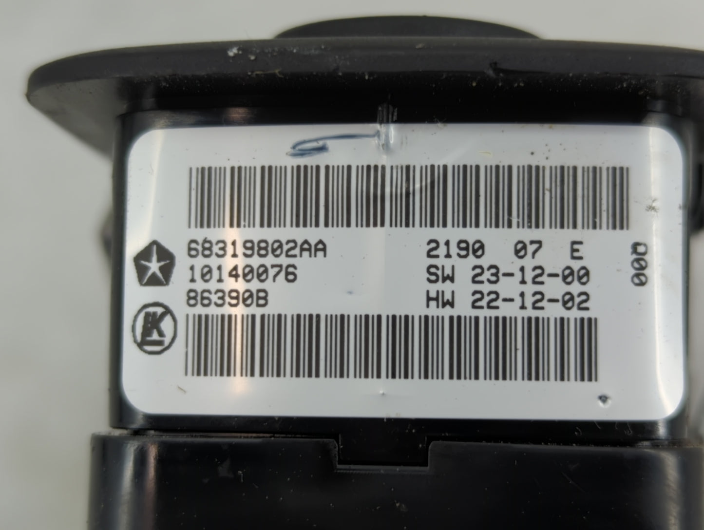 2016-2021 Dodge Durango Master Power Window Switch Replacement Driver Side Left P/N:86390B 10140076 Fits OEM Used Auto Parts