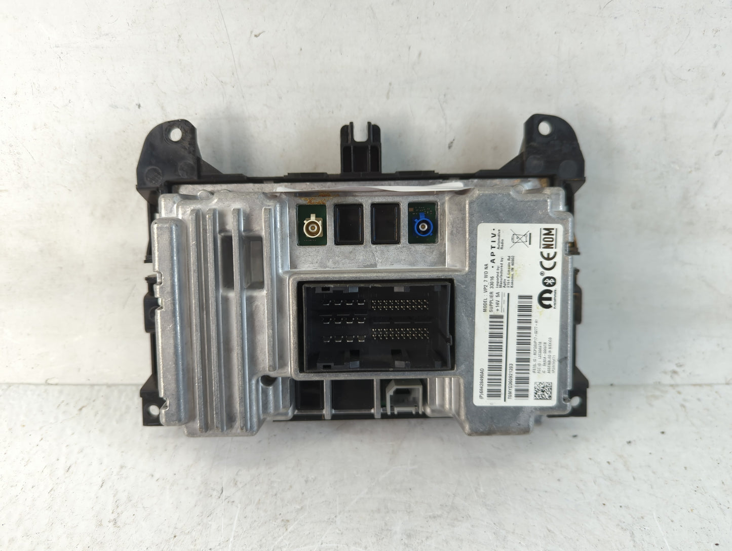 2019-2020 Dodge Durango Radio AM FM Cd Player Receiver Replacement P/N:68428490AD Fits Fits 2019 2020 OEM Used Auto Parts -