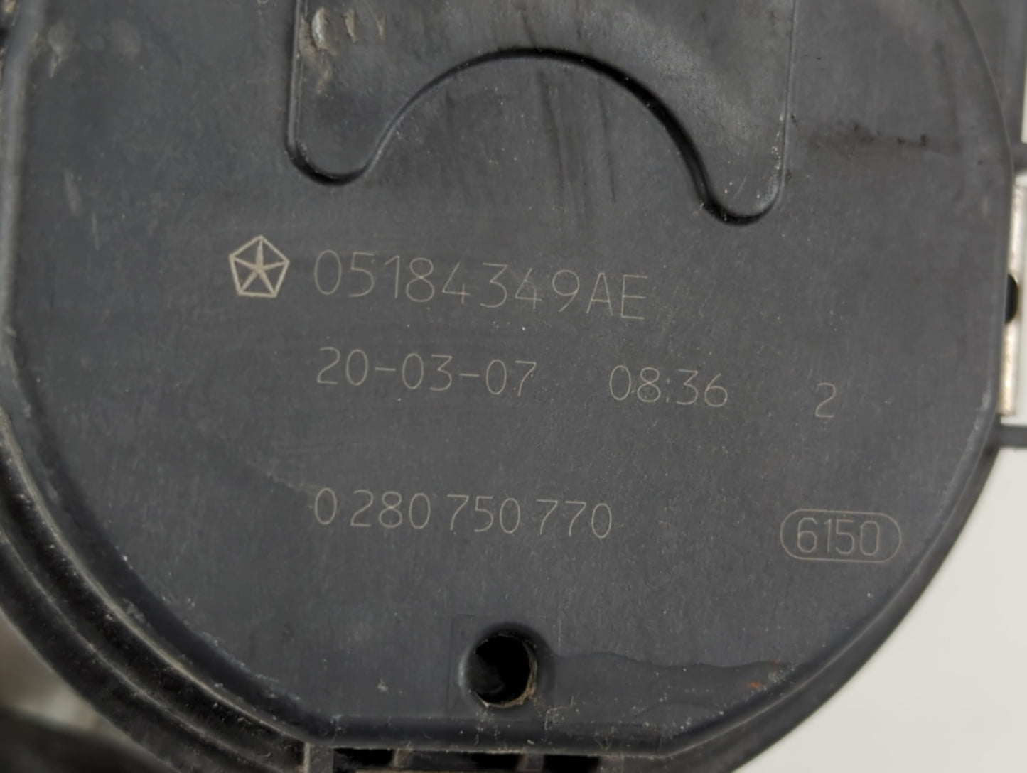 2011-2020 Dodge Grand Caravan Throttle Body P/N:0 280 750 770 05184349AE Fits OEM Used Auto Parts - Oemusedautoparts1.com