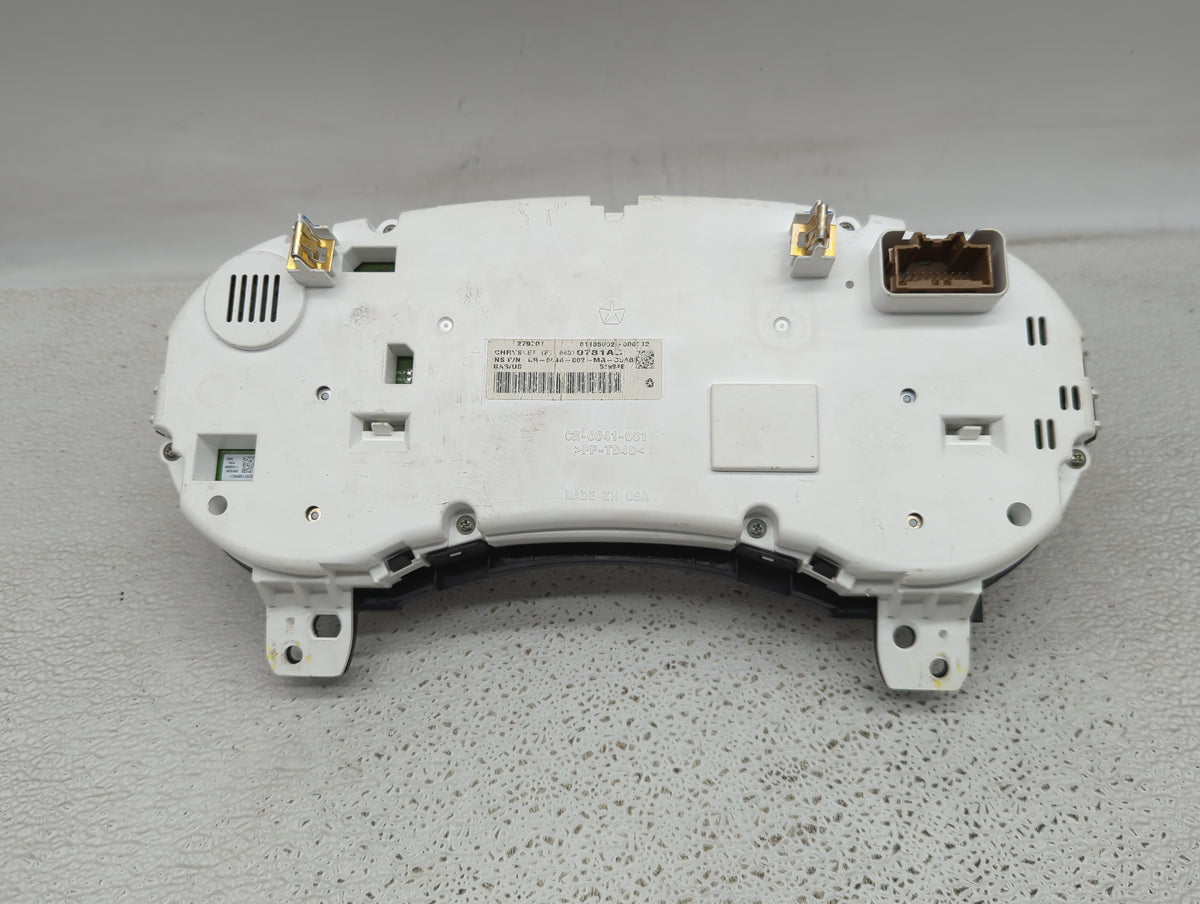 2017 Dodge Journey Instrument Cluster Speedometer Gauges Miles: Fits OEM Used Auto Parts - Oemusedautoparts1.com