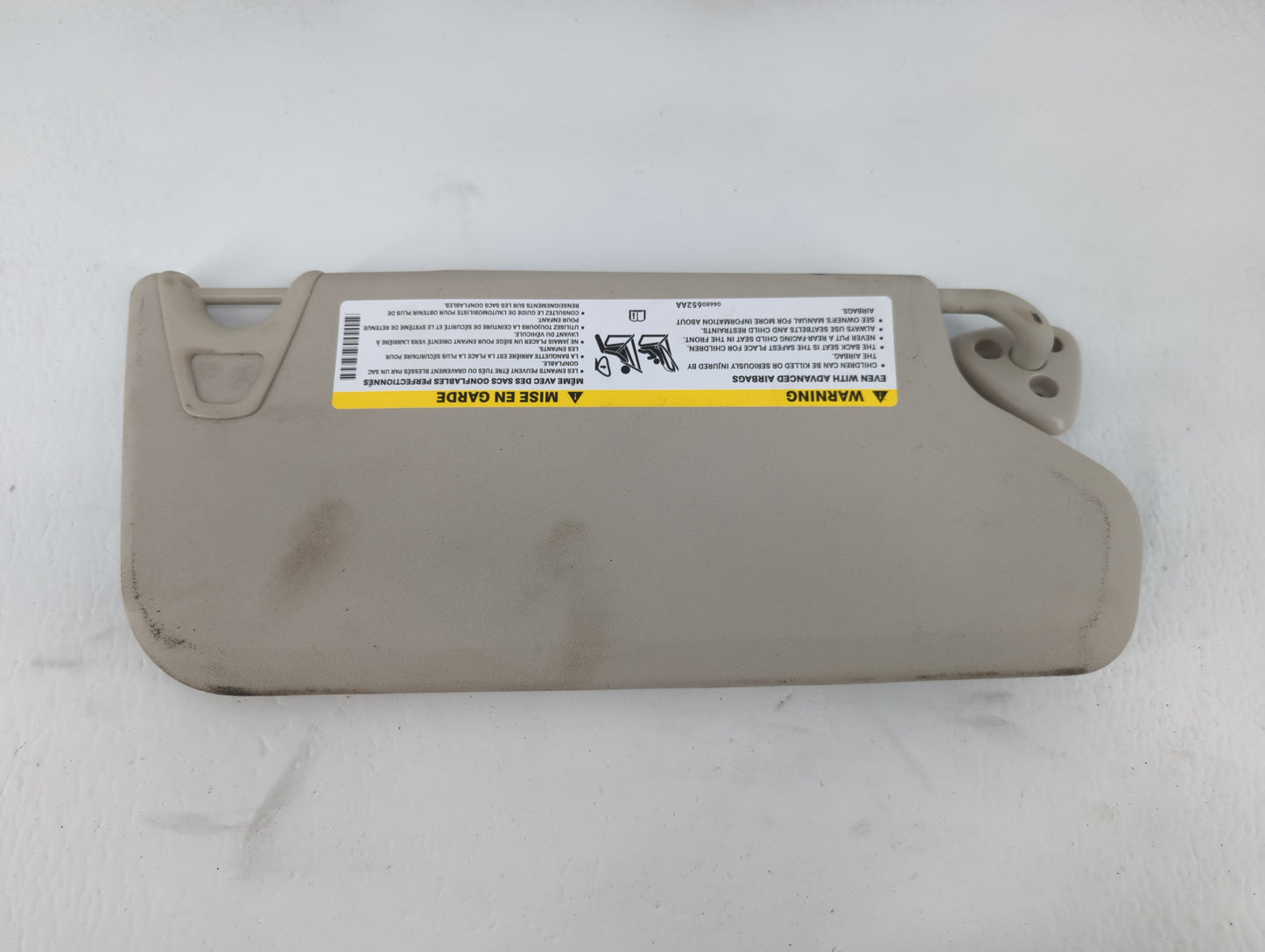 2020 Dodge Journey Sun Visor Shade Replacement Passenger Right Mirror Fits OEM Used Auto Parts - Oemusedautoparts1.com