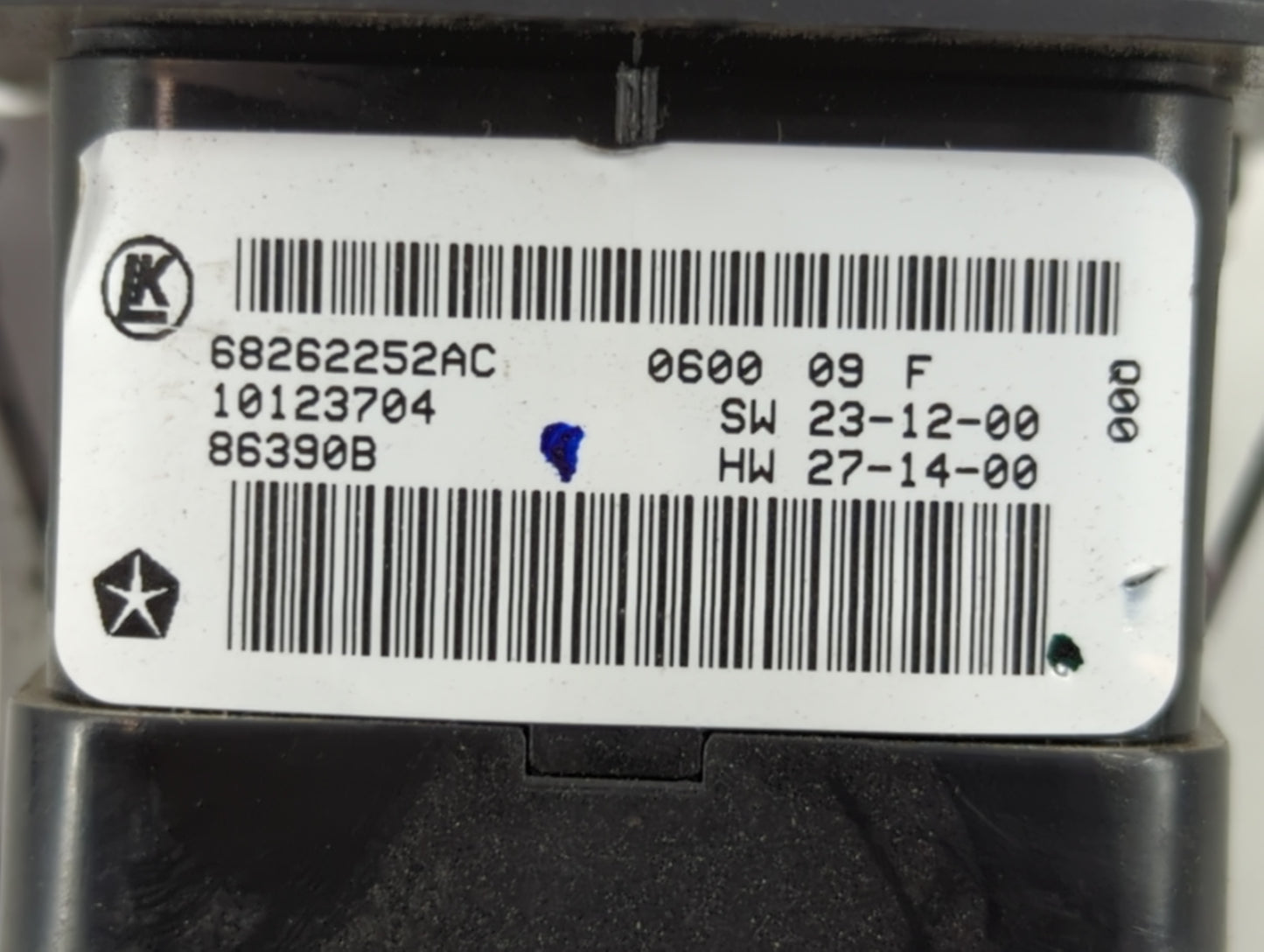 2020 Dodge Ram 1500 Master Power Window Switch Replacement Driver Side Left P/N:68262252AC Fits OEM Used Auto Parts - Oemuse