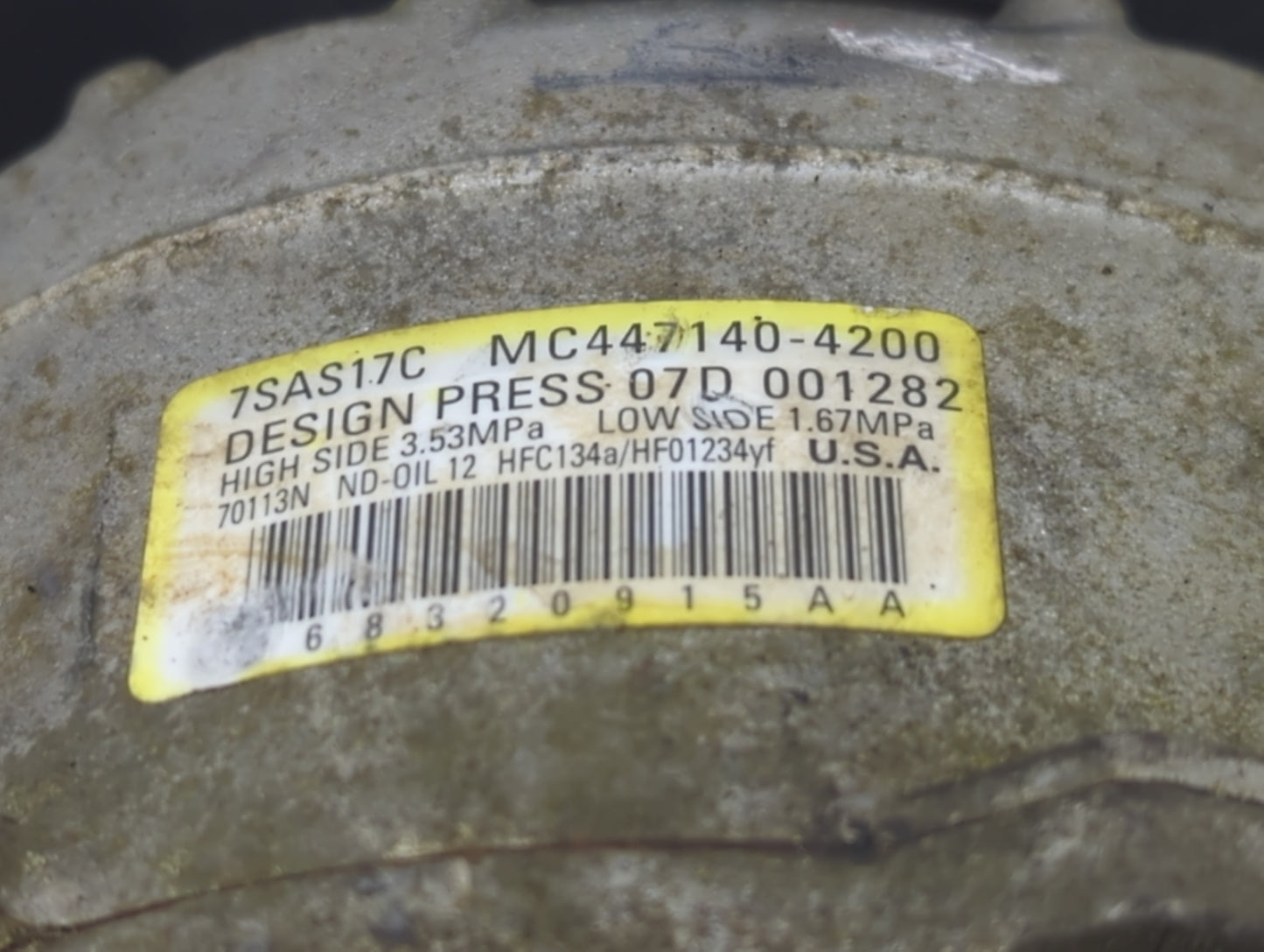 Dodge Ram 1500 Air Conditioning A/c Ac Compressor Oem - Oemusedautoparts1.com