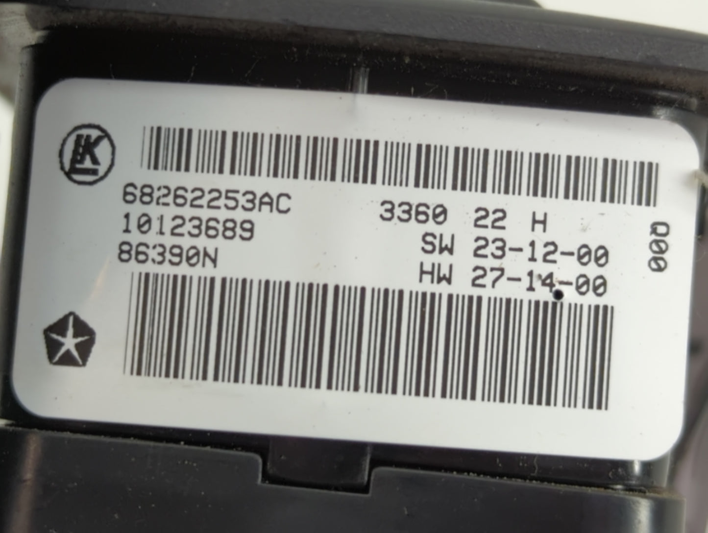 2020 Dodge Ram 2500 Master Power Window Switch Replacement Driver Side Left P/N:68262253AC Fits Fits 2016 2017 2018 2019 202