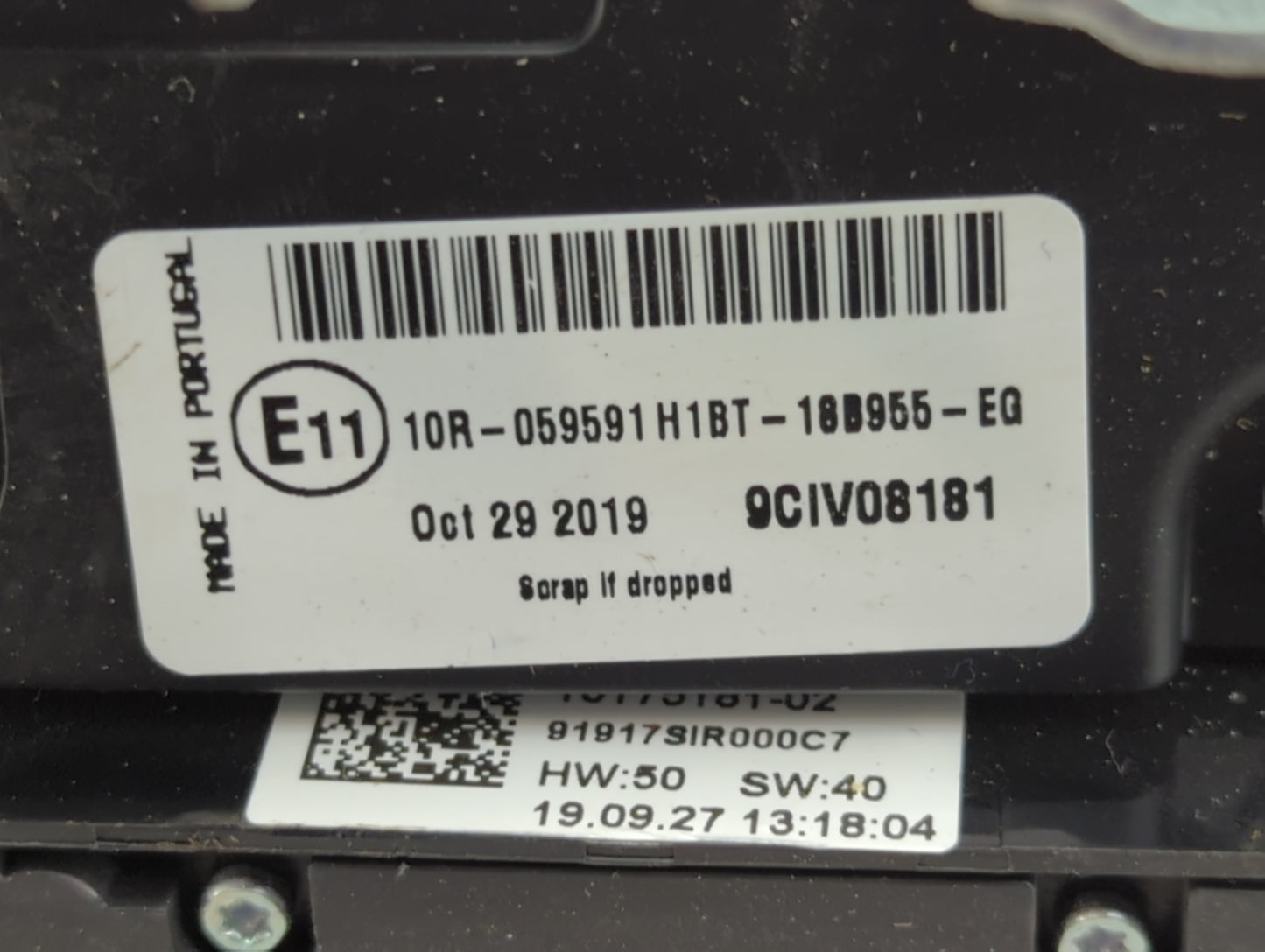 2018-2020 Ford Ecosport Radio AM FM Cd Player Receiver Replacement P/N:H1BT-18B955-EQ Fits Fits 2018 2019 2020 OEM Used Auto
