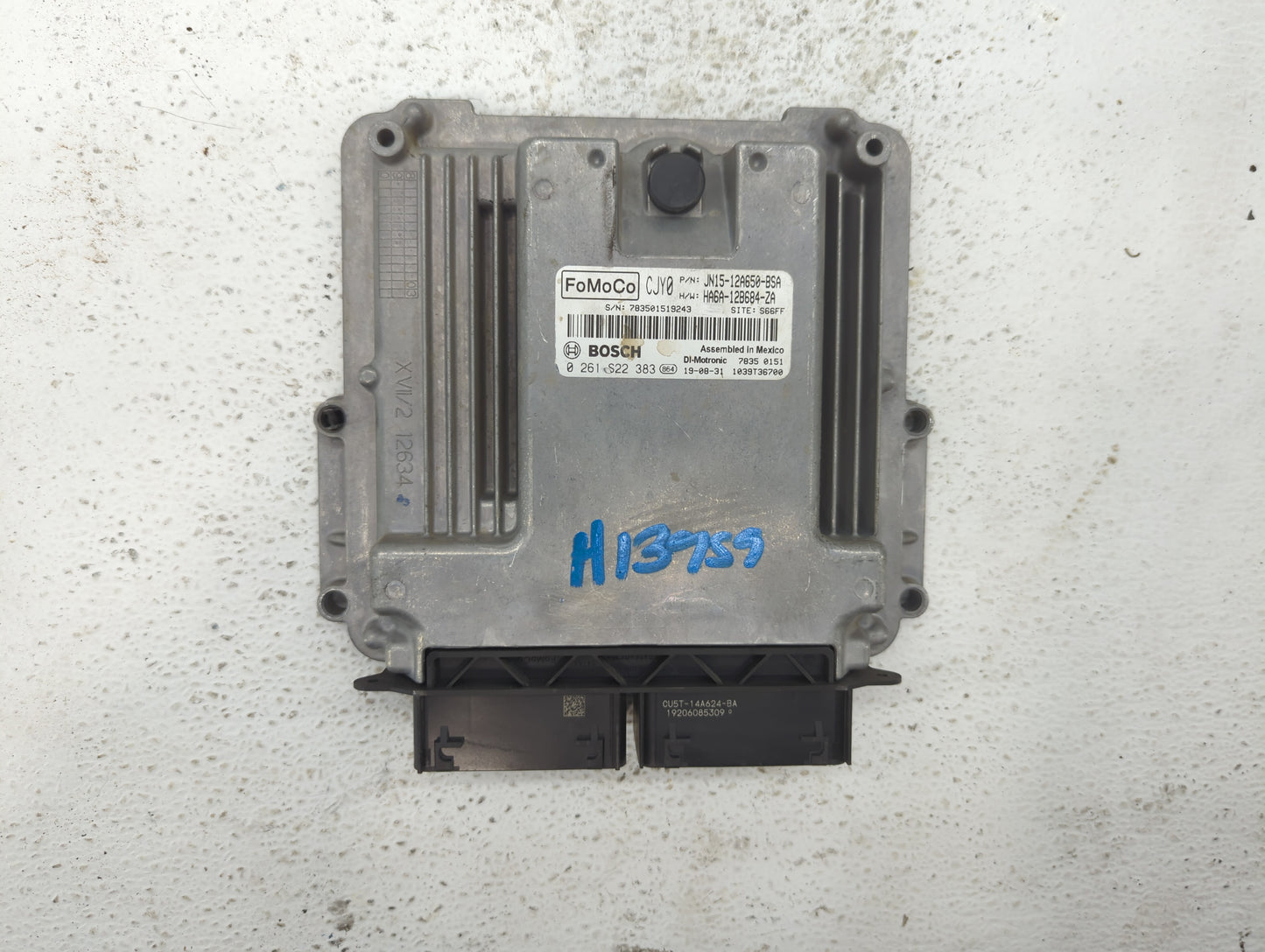 2018-2021 Ford Ecosport PCM Engine Control Computer ECU ECM PCU OEM P/N:JN15-12A650-BSA GN15-12A650-AGB Fits OEM Used Auto P