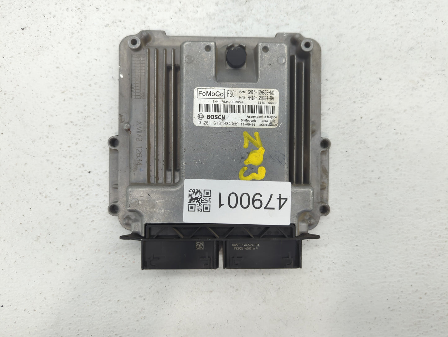 2018-2022 Ford Ecosport PCM Engine Control Computer ECU ECM PCU OEM P/N:HN1A-12B684-BA GN15-12A650-NC Fits OEM Used Auto Par